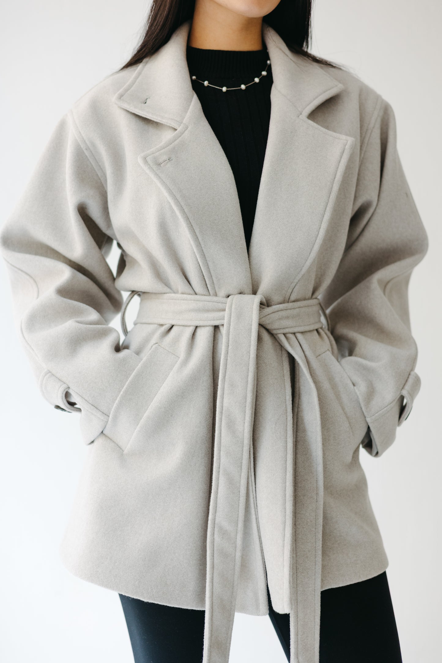 The Loft Jacket in Ice gray