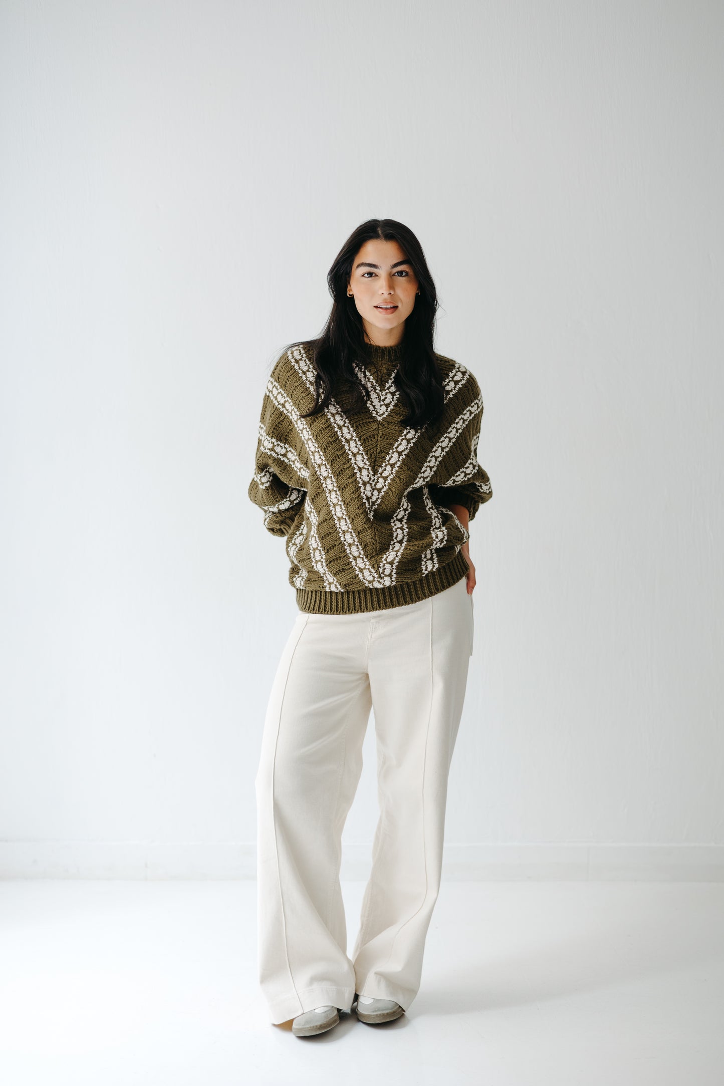 The Alpine Knit in Olive