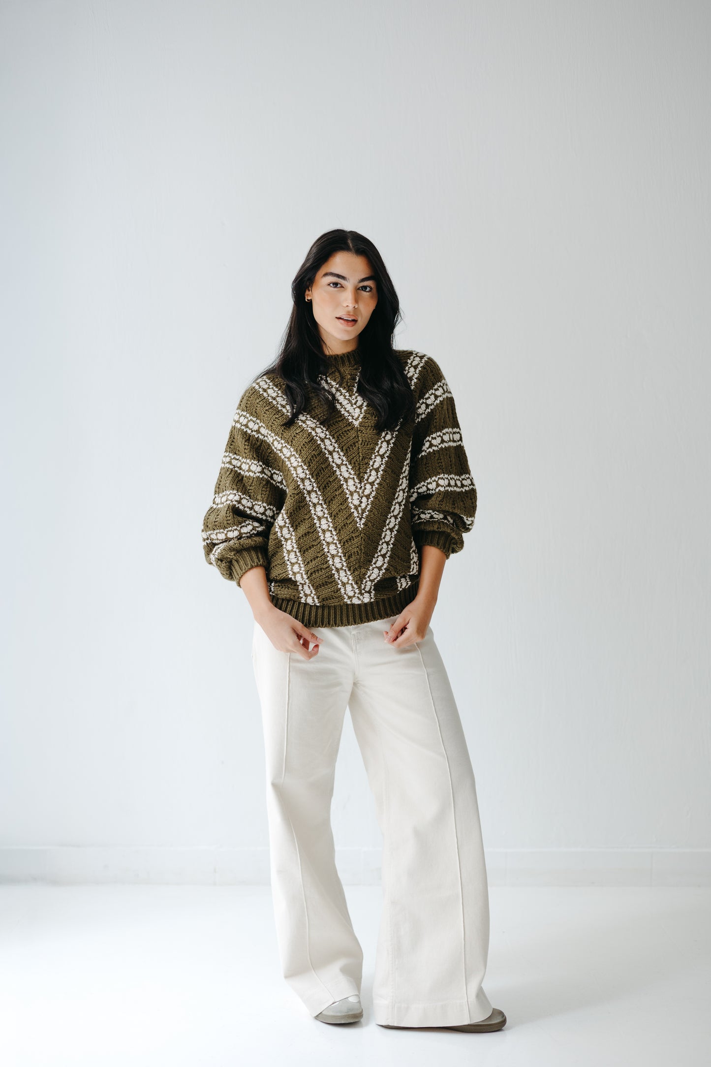 The Alpine Knit in Olive