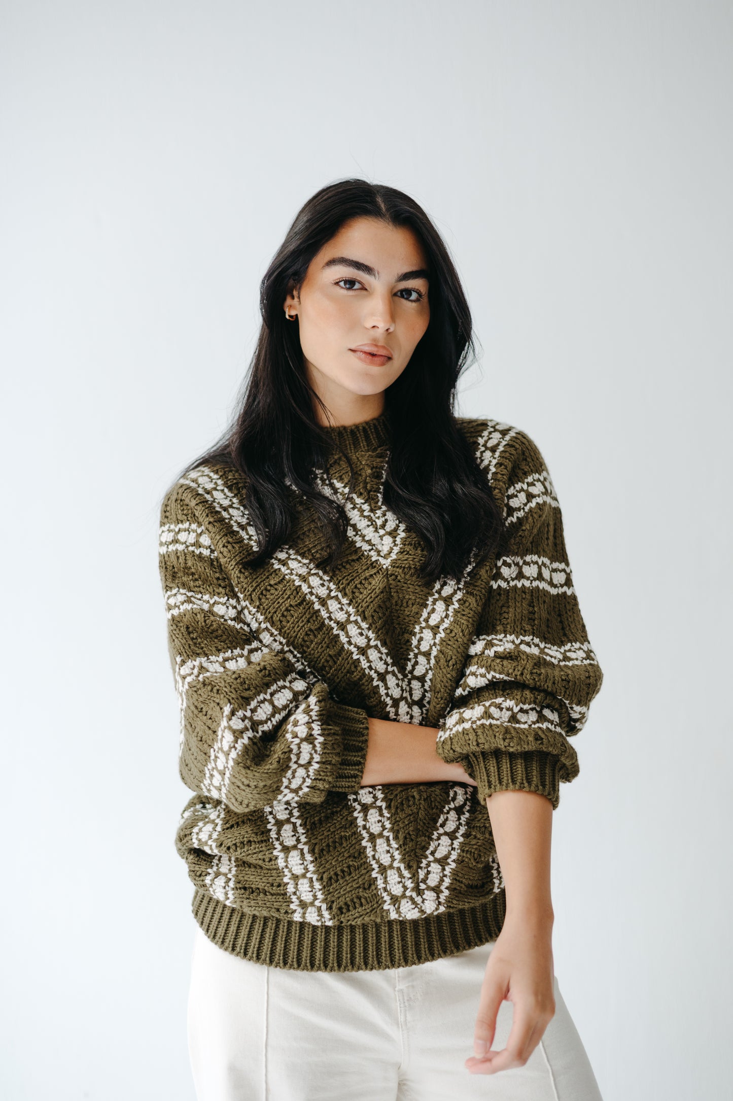 The Alpine Knit in Olive