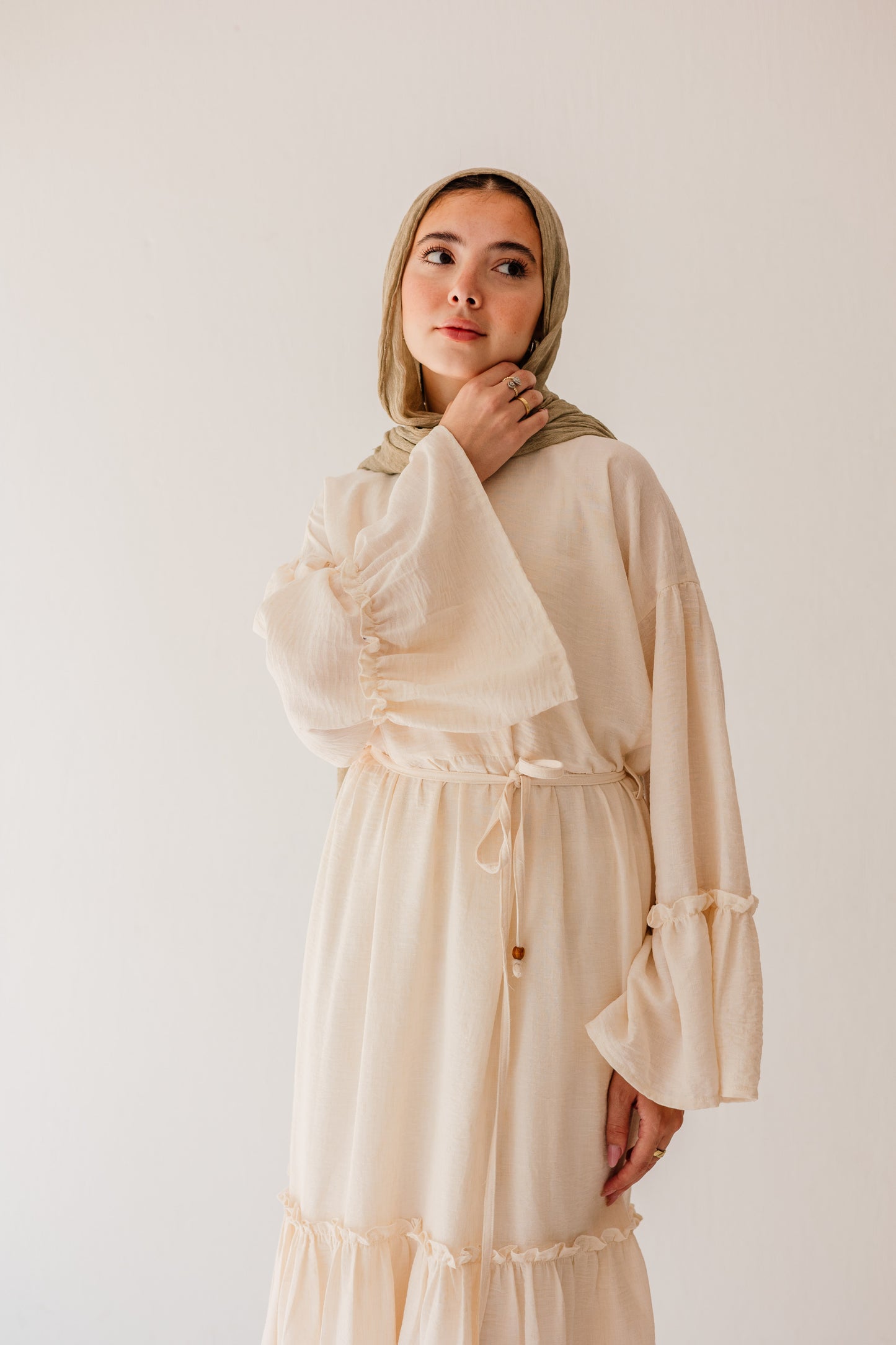 Seabelle Dress in Cream
