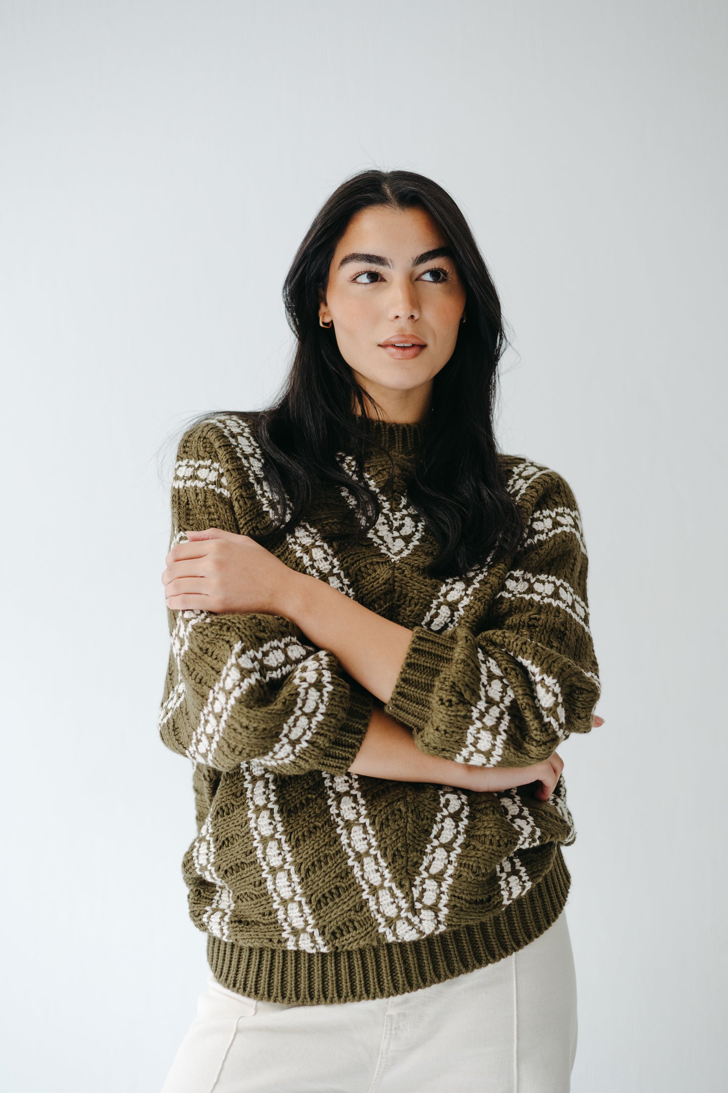 The Alpine Knit in Olive