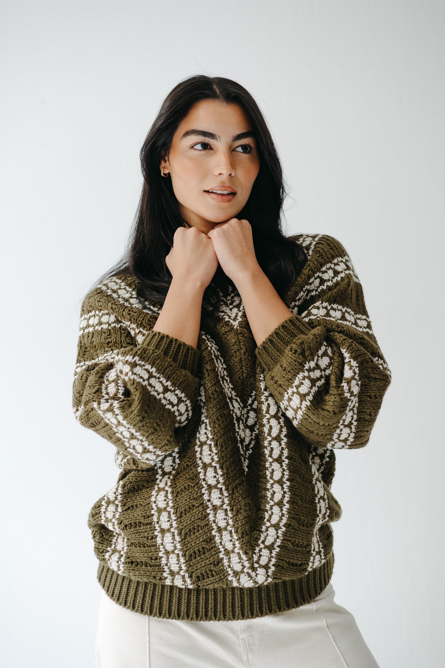 The Alpine Knit in Olive