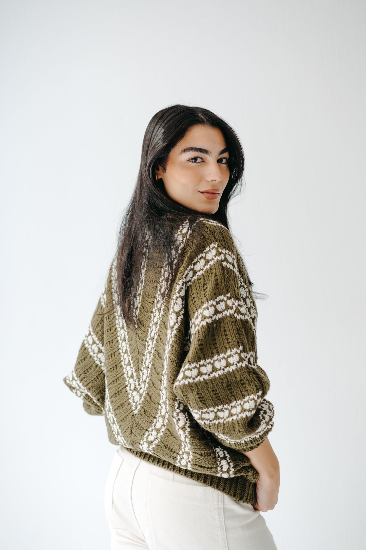 The Alpine Knit in Olive