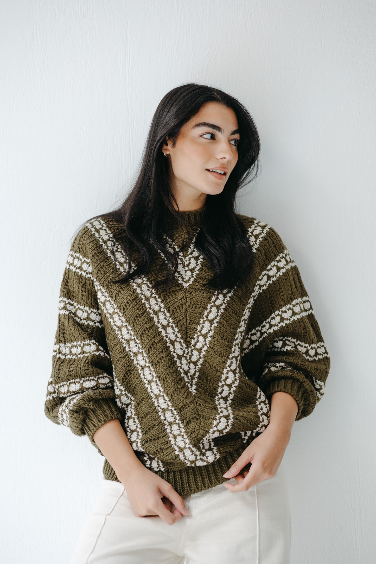 The Alpine Knit in Olive