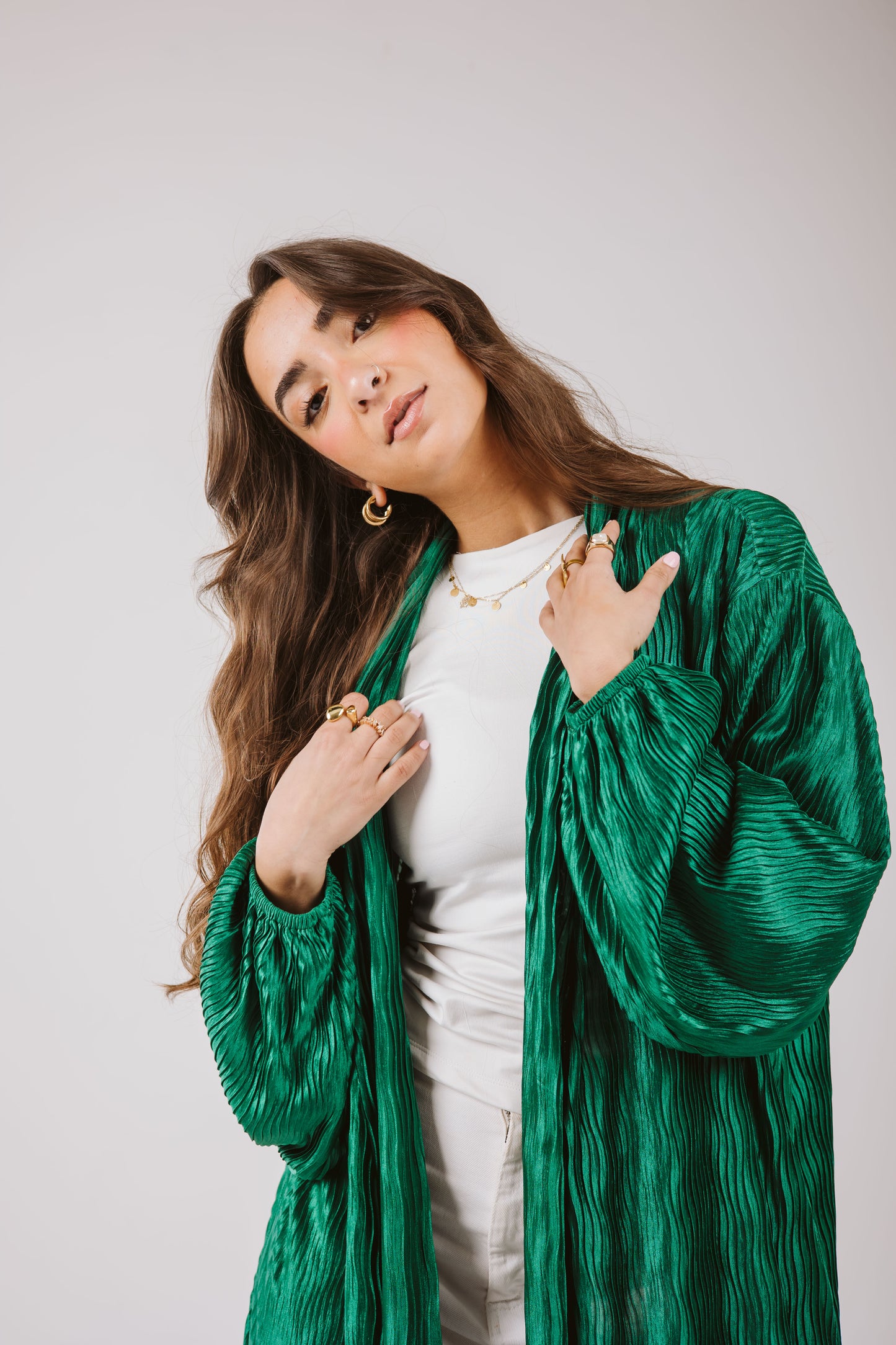 Noor Kaftan in Emerald