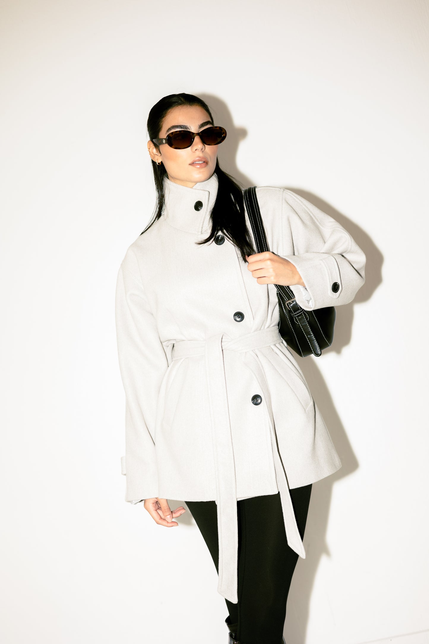 The Loft Jacket in Ice gray