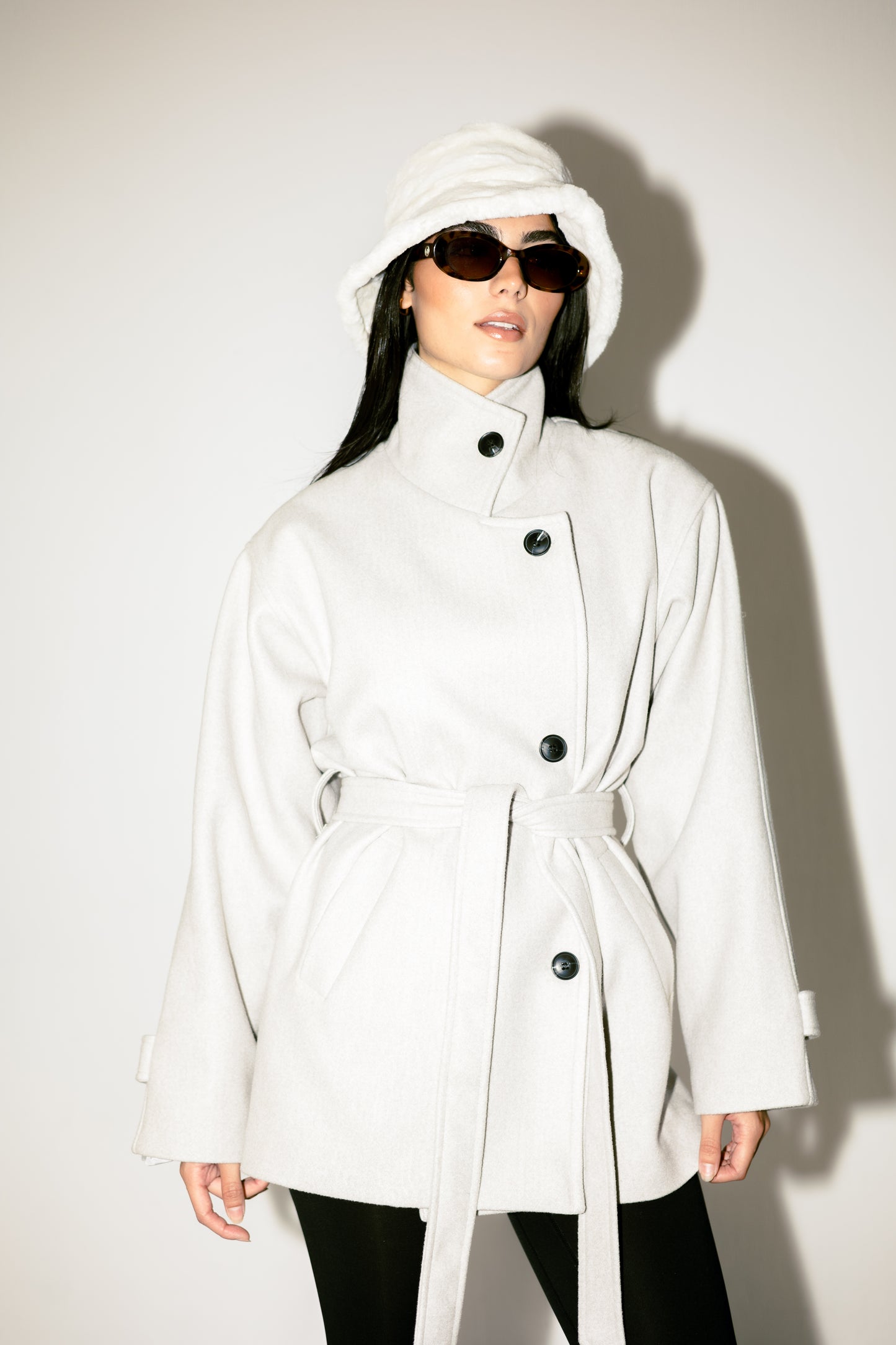 The Loft Jacket in Ice gray