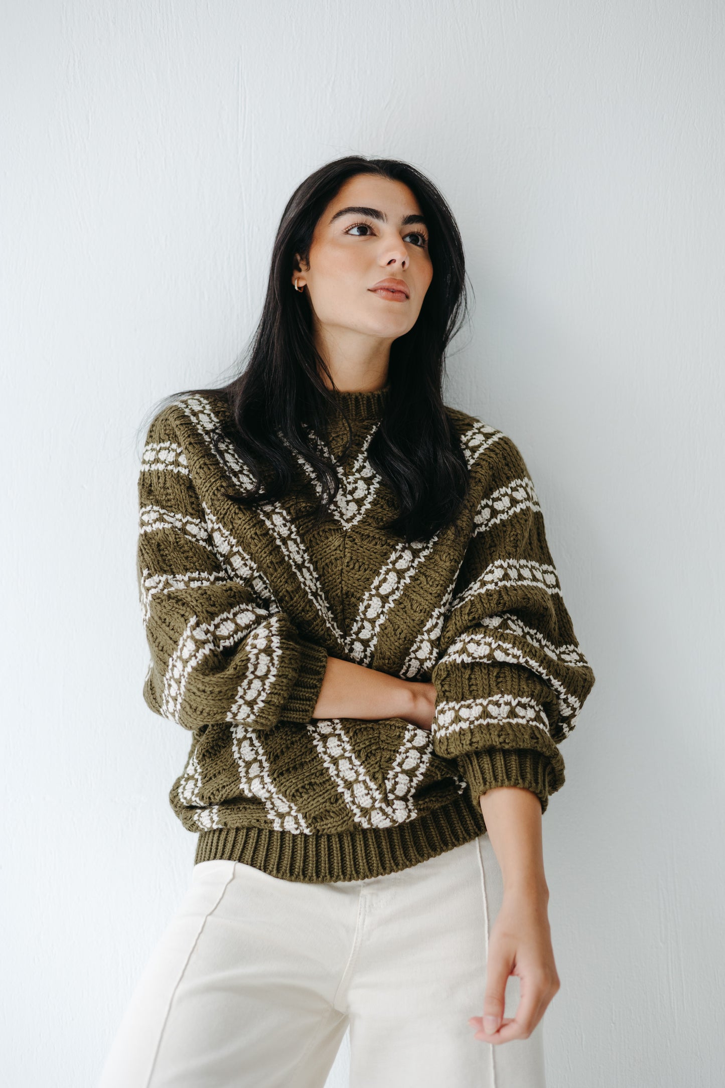 The Alpine Knit in Olive