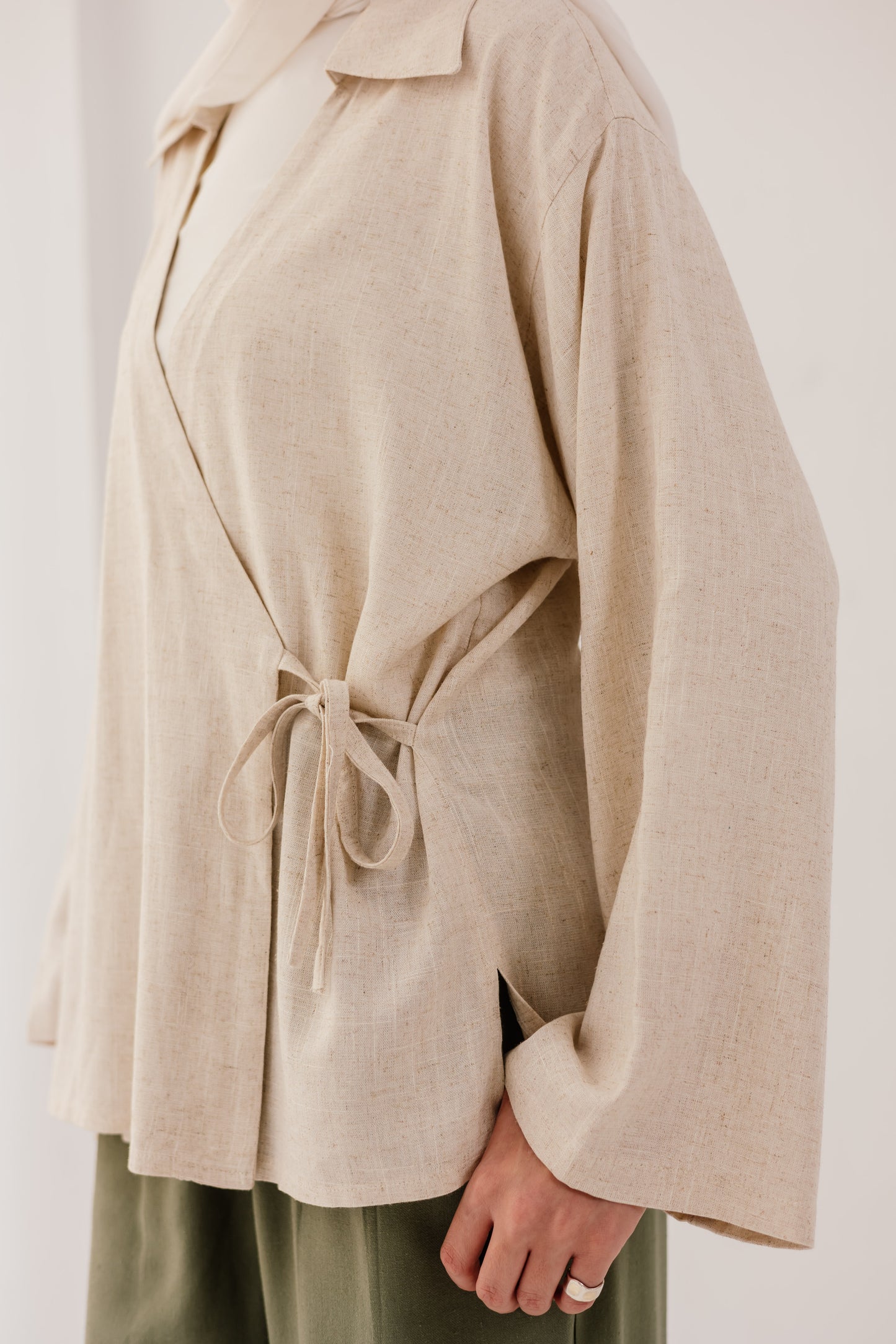 Elara Blouse in Beige