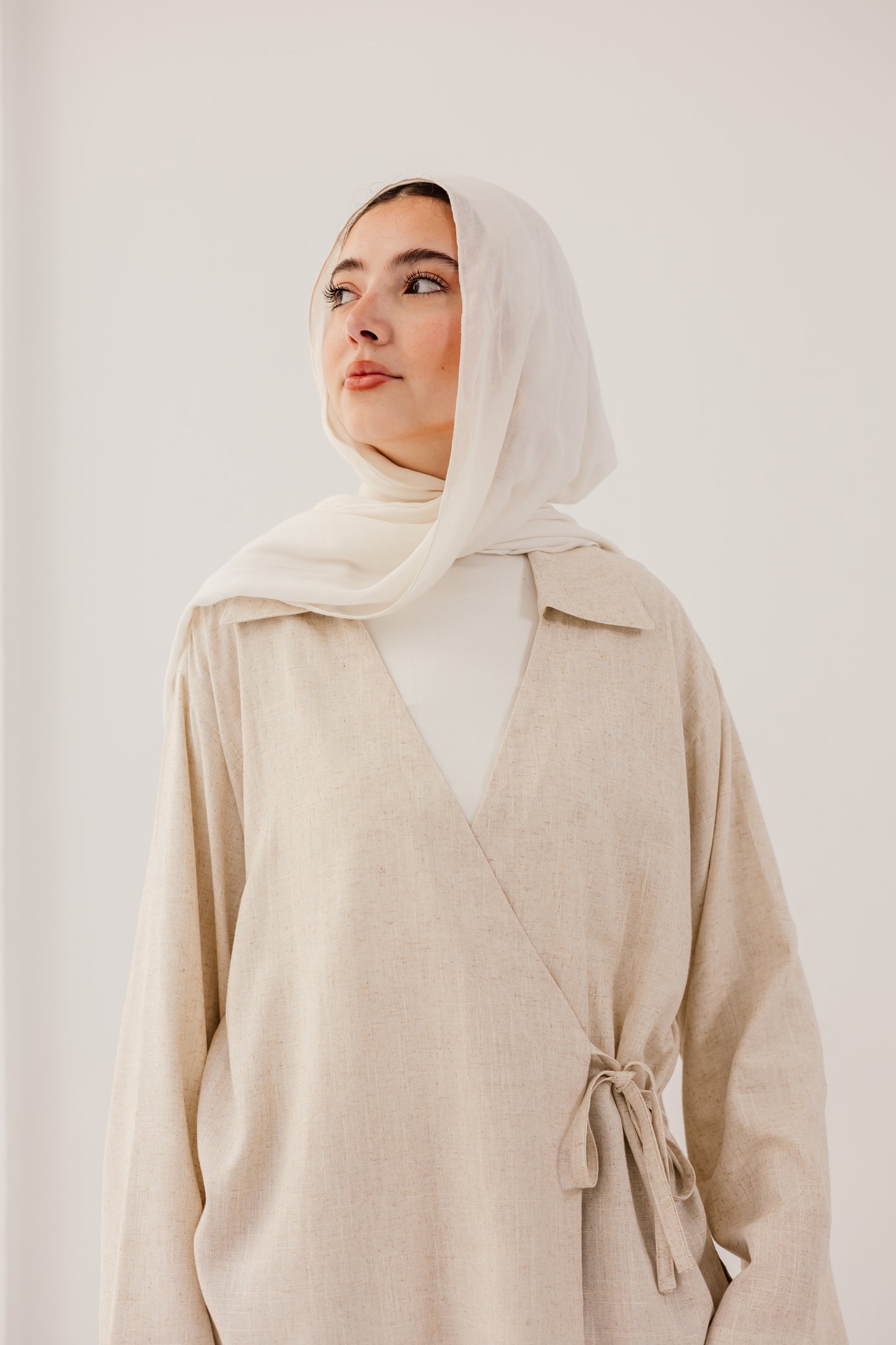 Elara Blouse in Beige