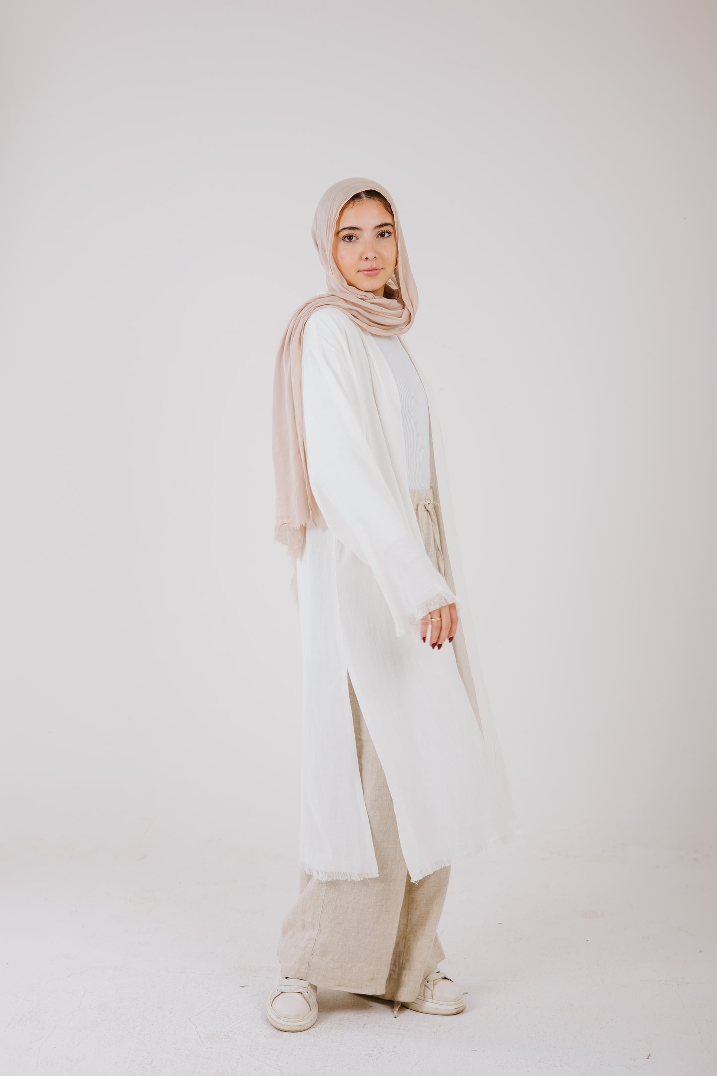 Jana cardigan in White