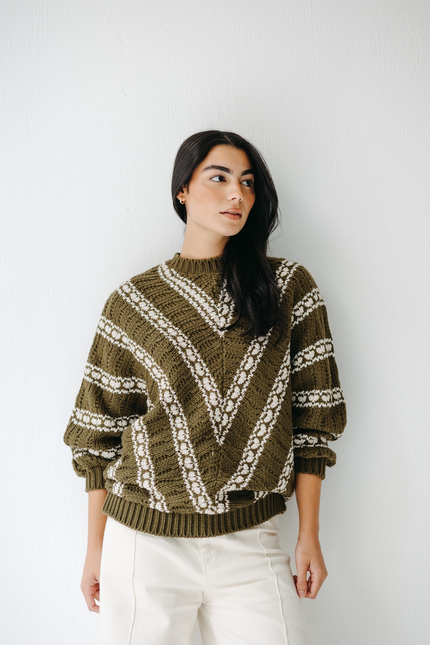 The Alpine Knit in Olive