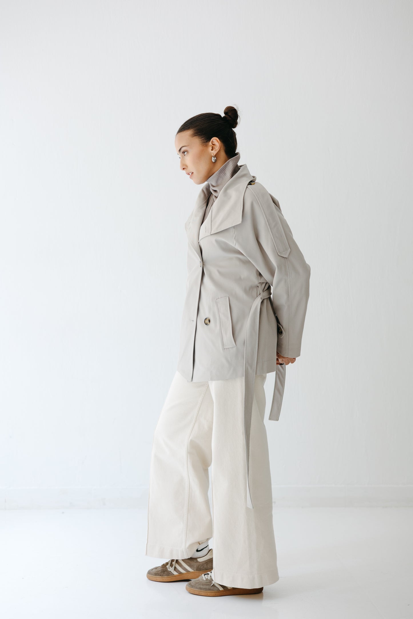 The Funnel Trench in Greige