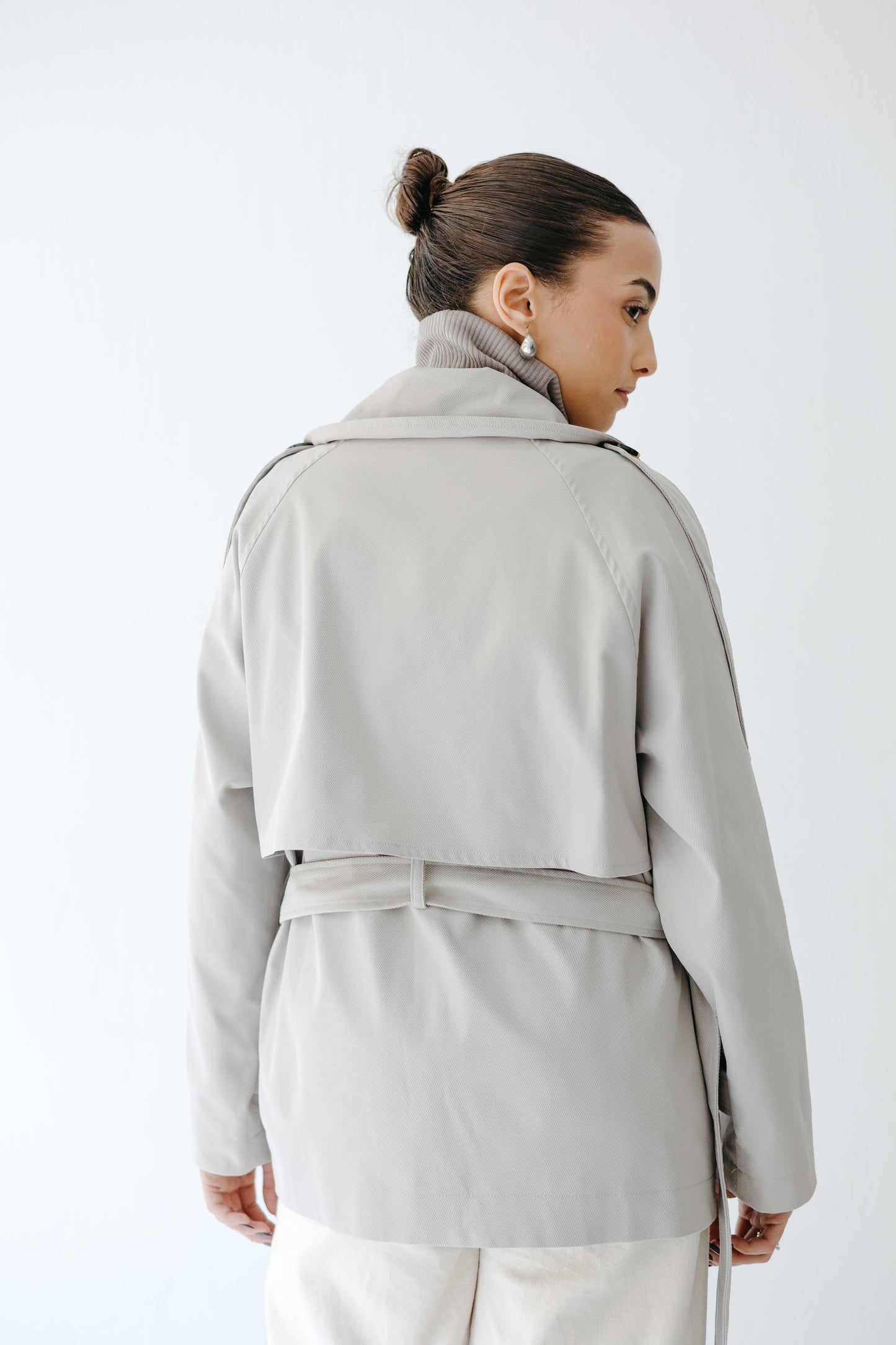 The Funnel Trench in Greige