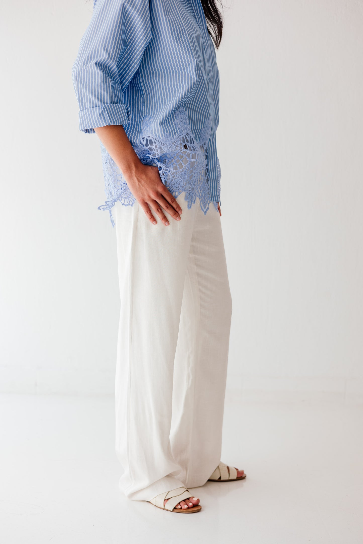 Azure Lace Shirt
