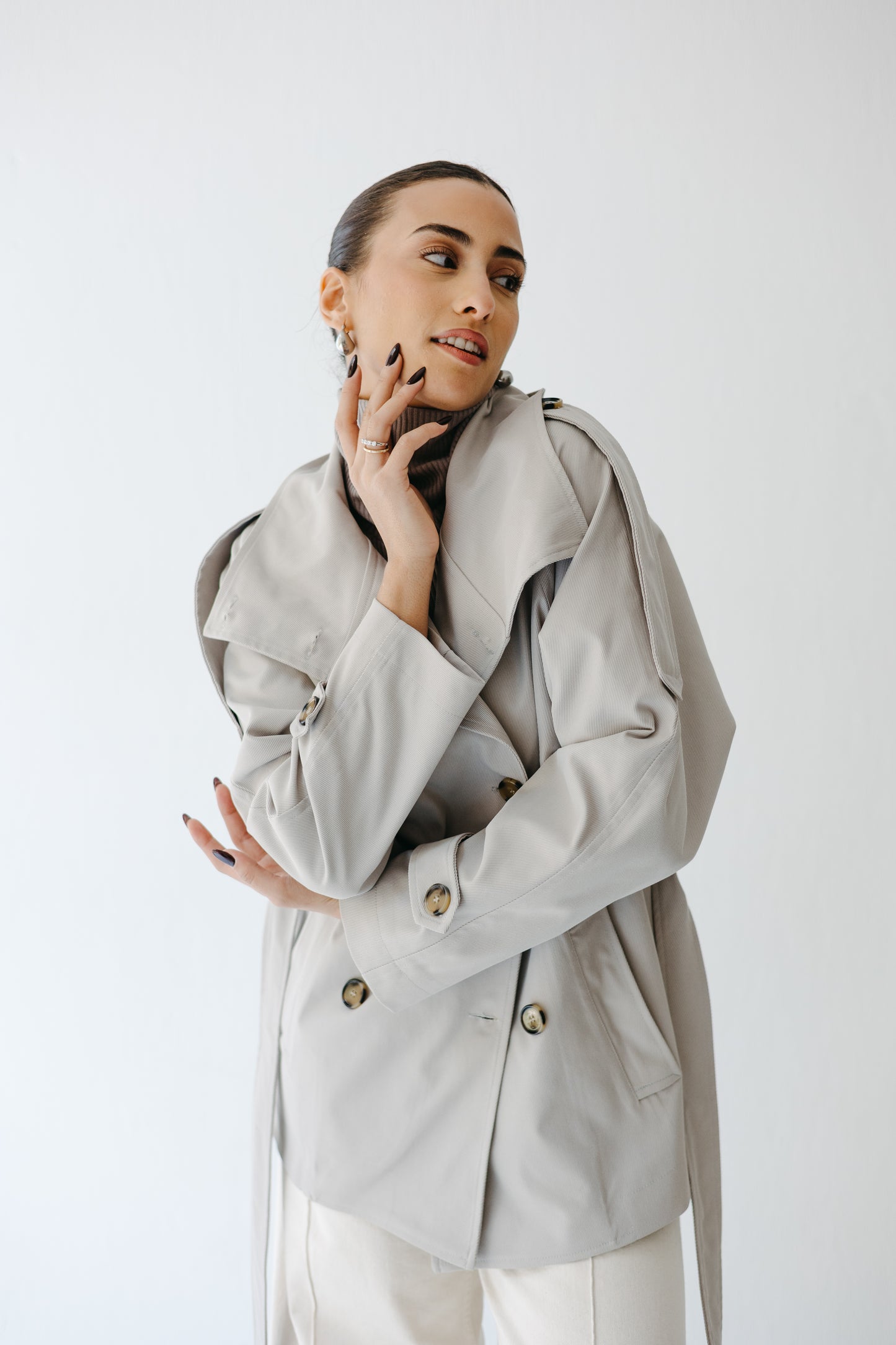 The Funnel Trench in Greige