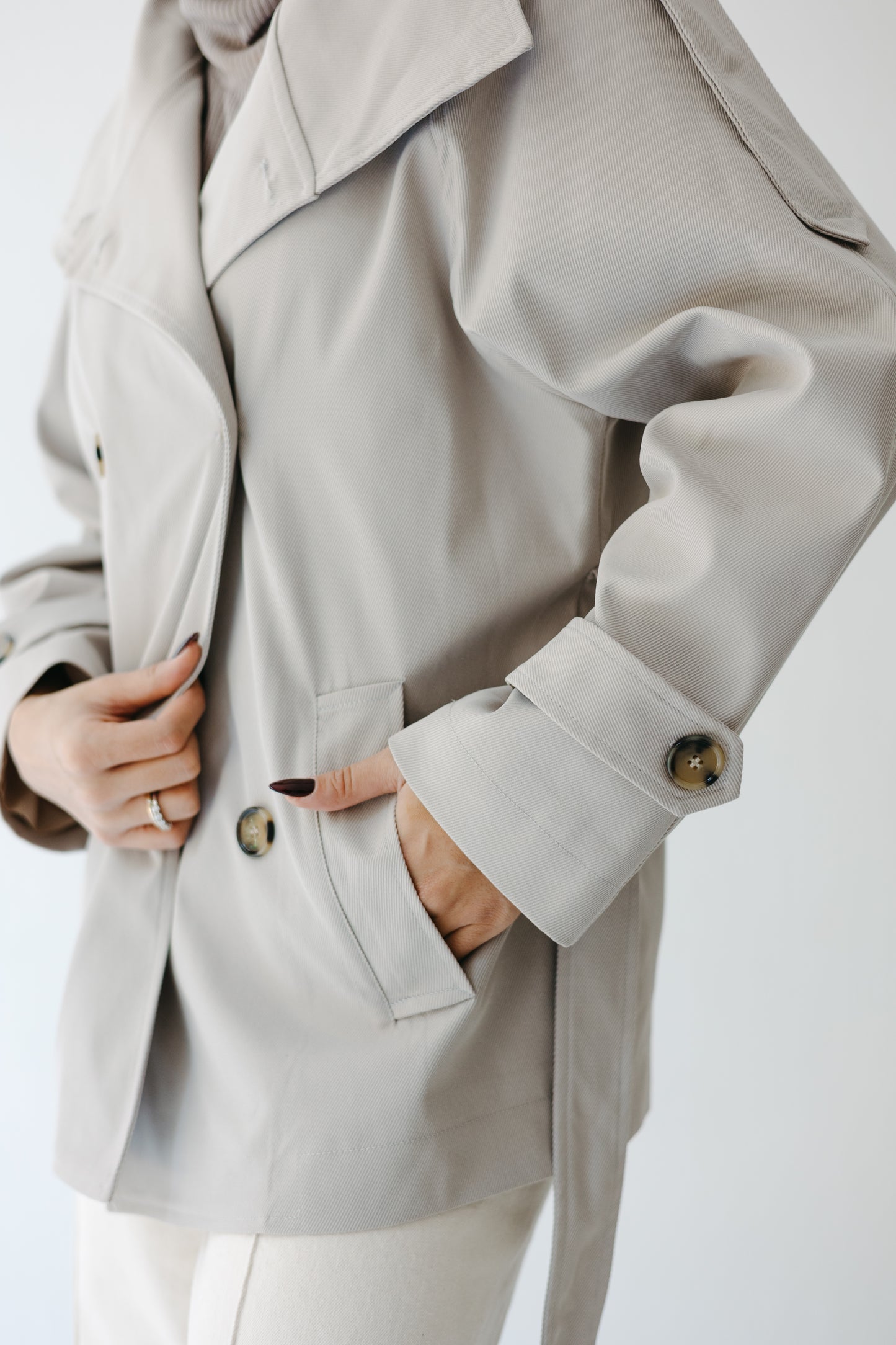 The Funnel Trench in Greige