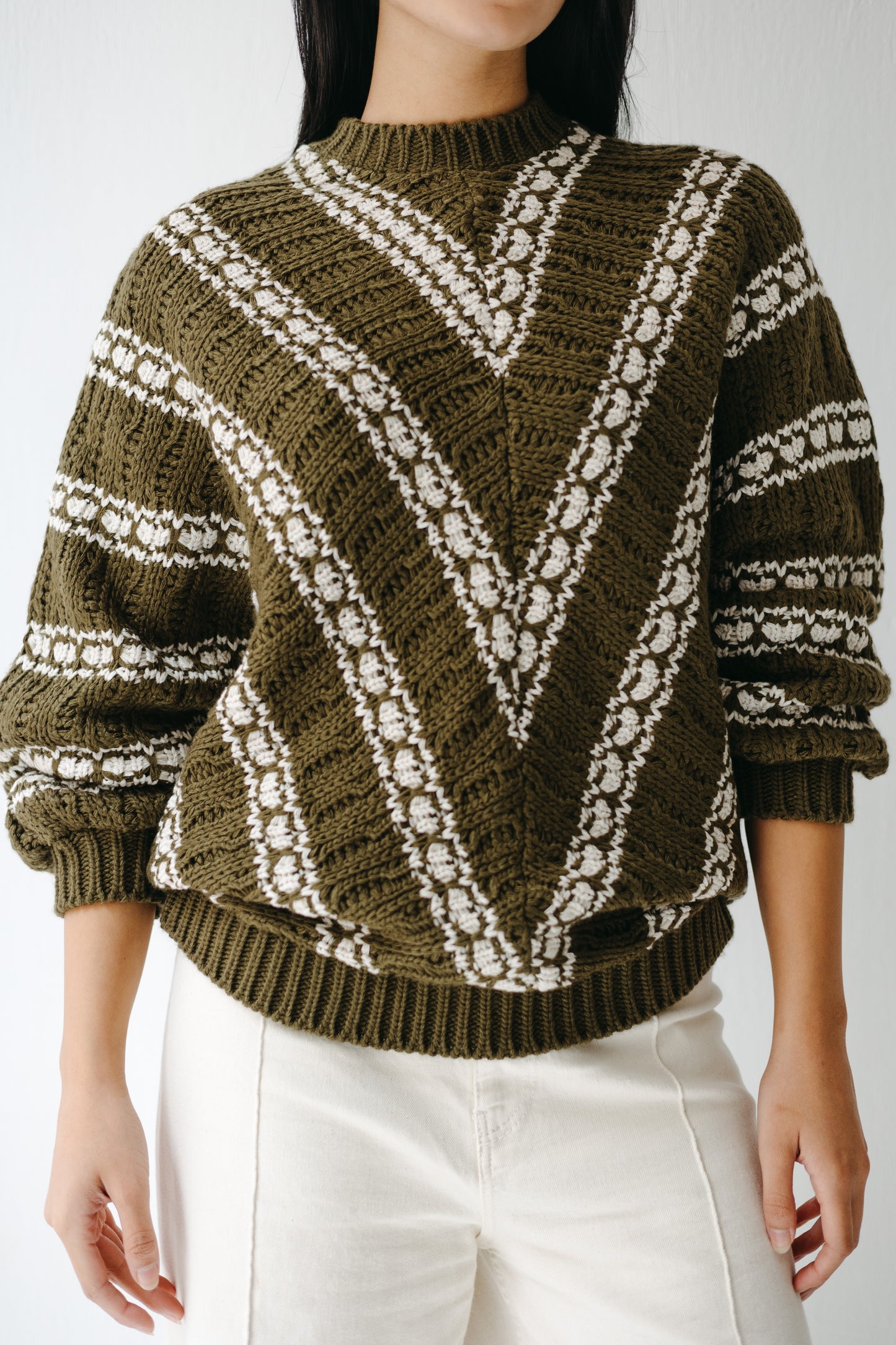 The Alpine Knit in Olive