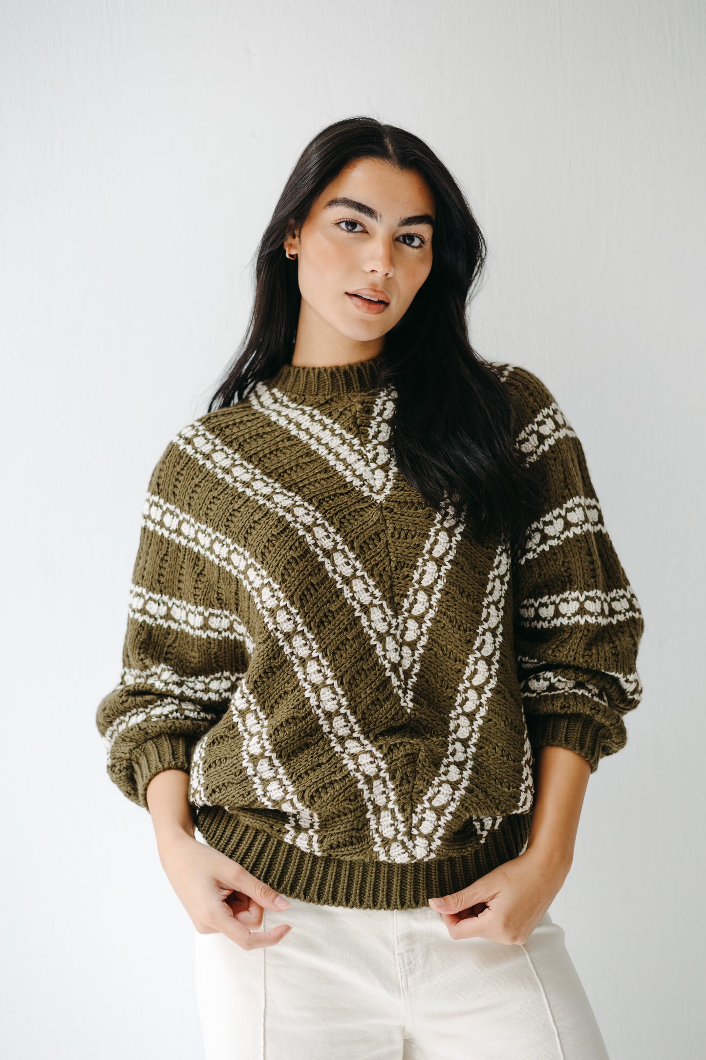 The Alpine Knit in Olive