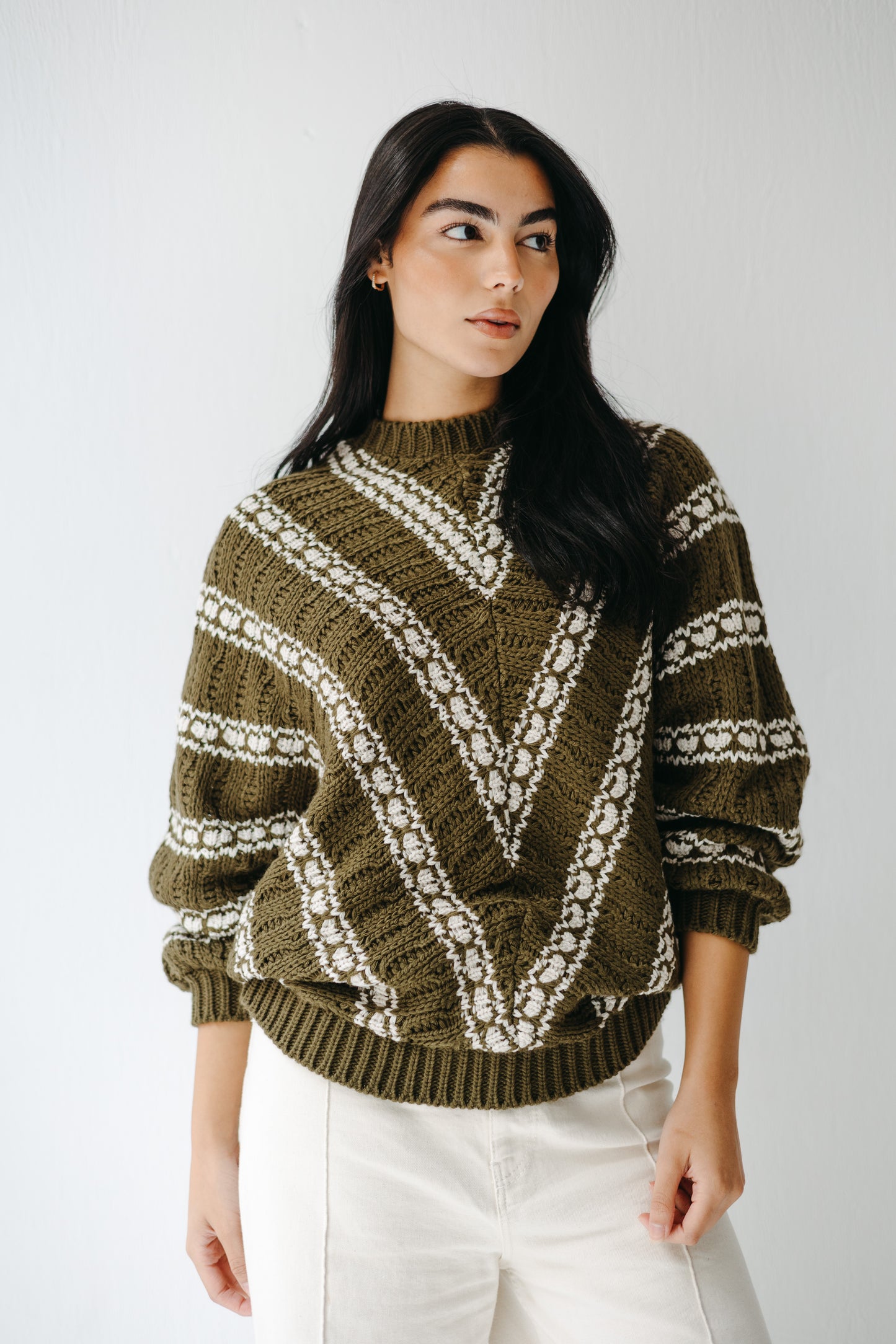 The Alpine Knit in Olive