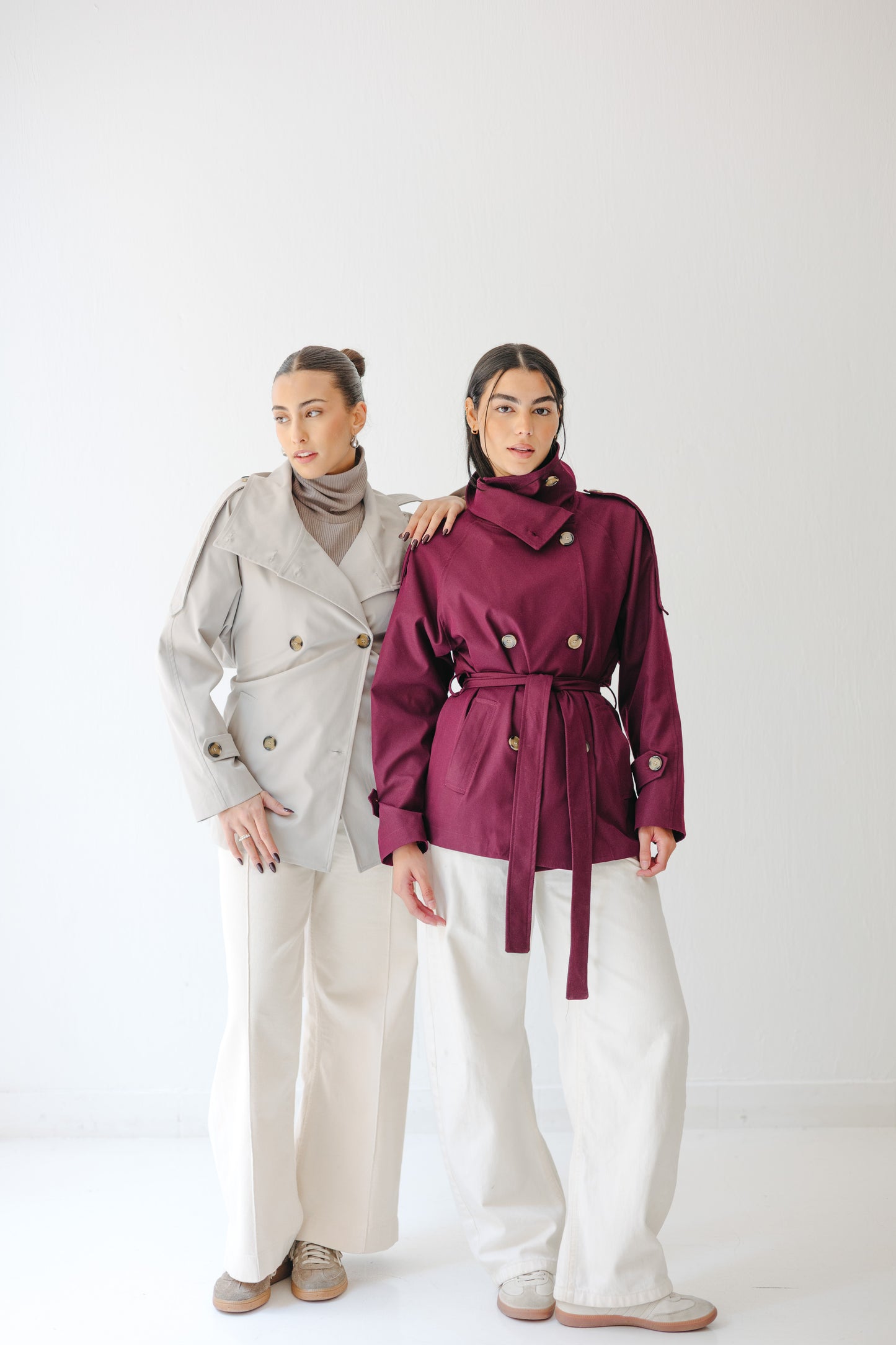 The Funnel Trench in Greige