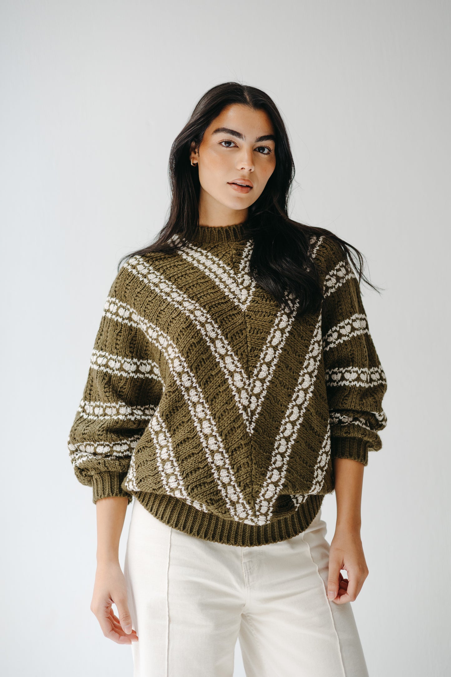 The Alpine Knit in Olive