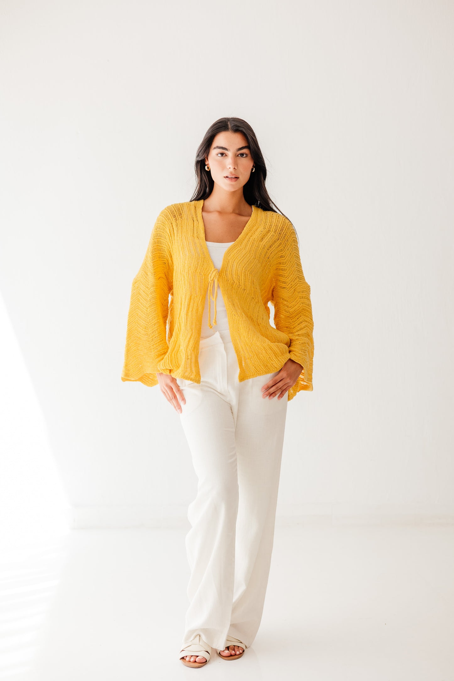 Havana cardigan in Canary