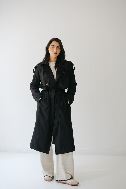 The Classic Edit Trench in Black
