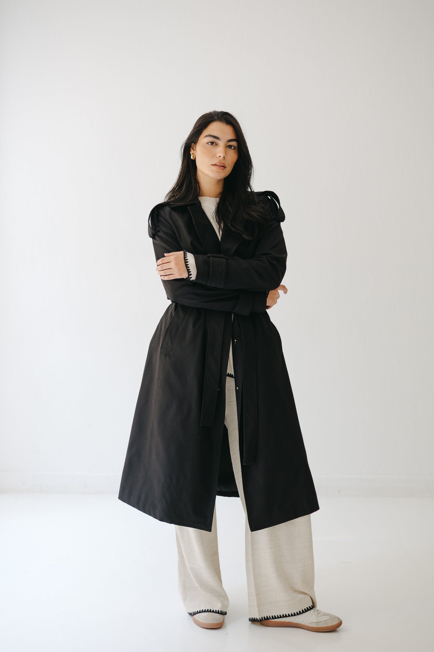 The Classic Edit Trench in Black