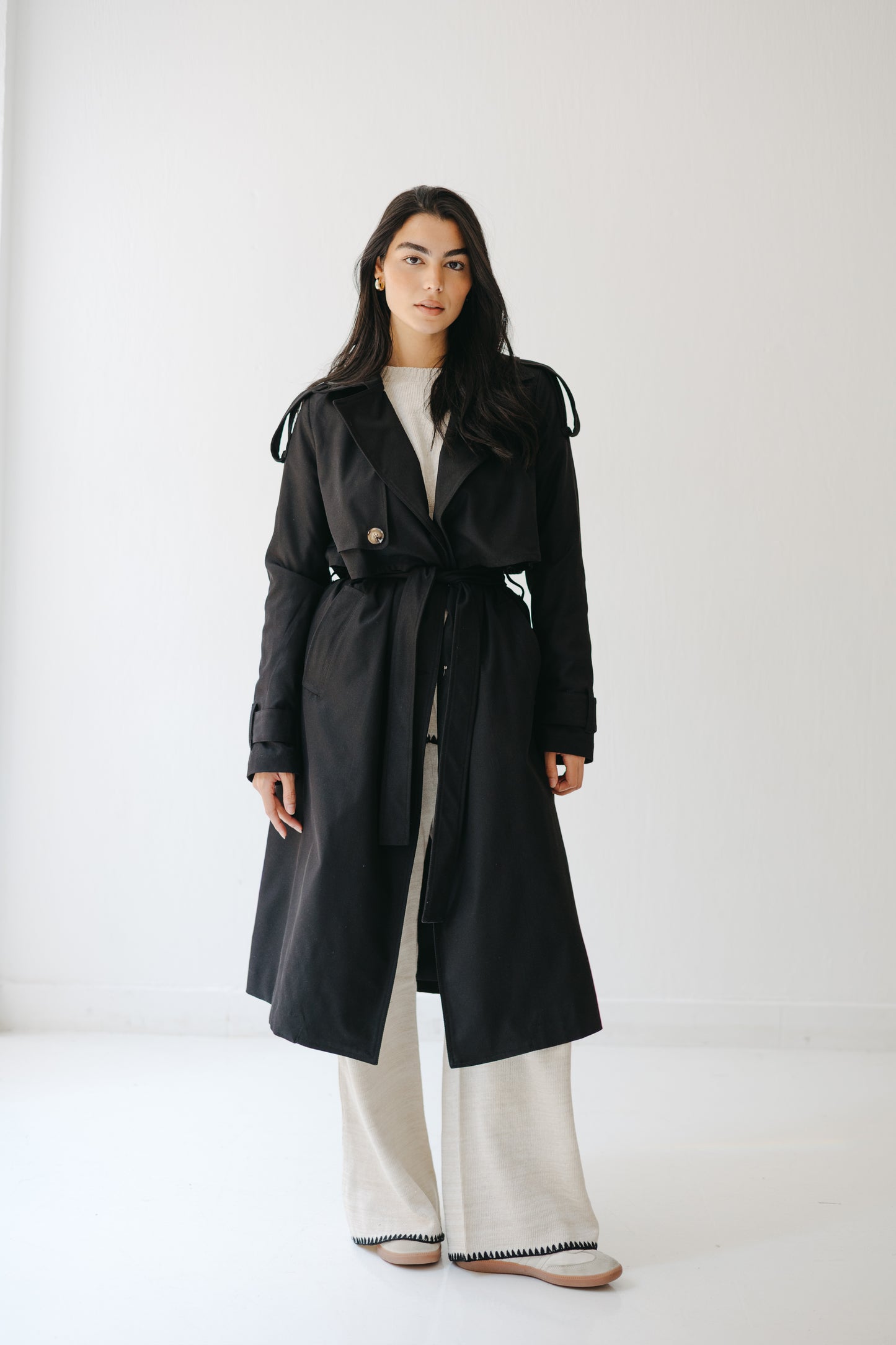 The Classic Edit Trench in Black