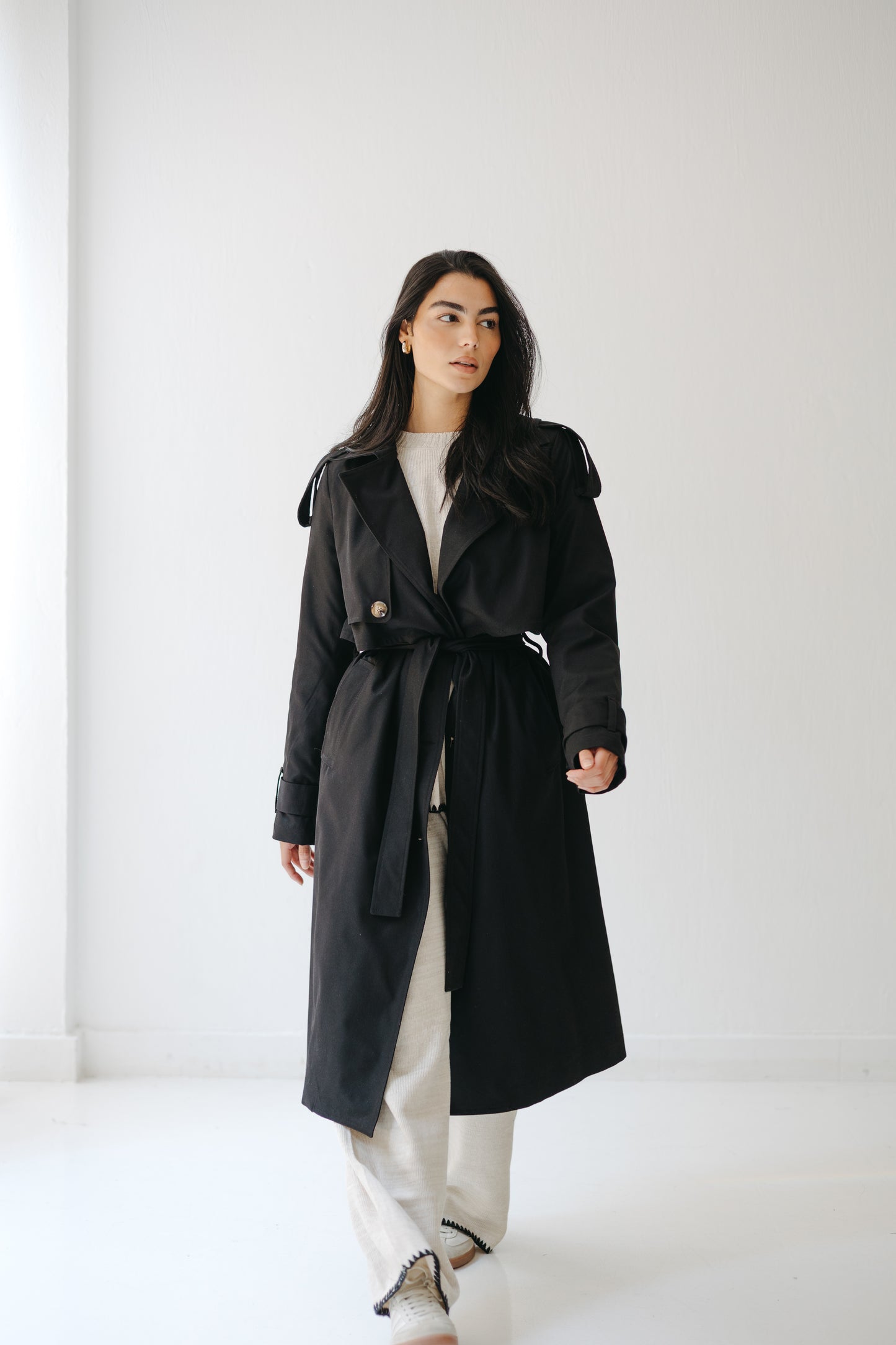 The Classic Edit Trench in Black