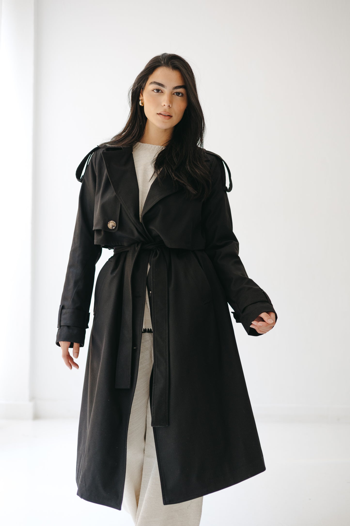 The Classic Edit Trench in Black