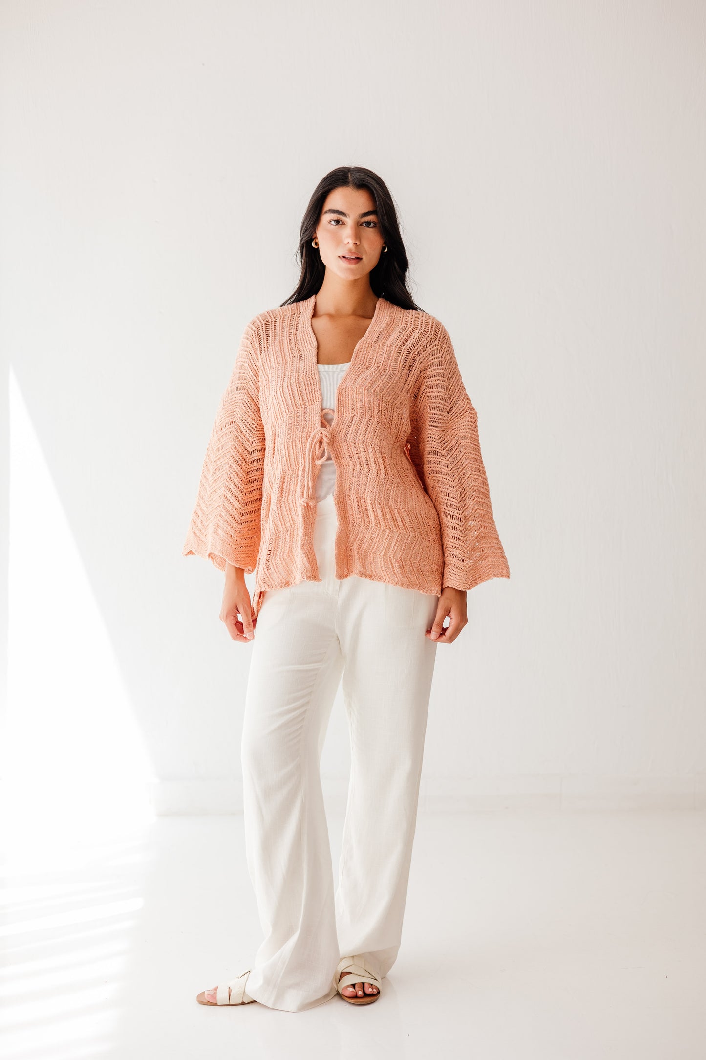 Havana cardigan in Apricot