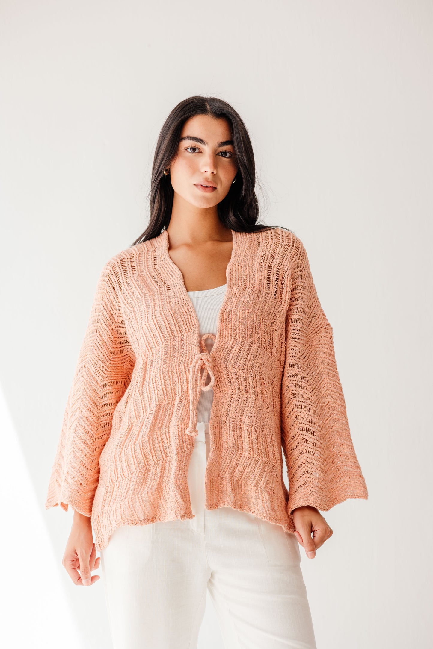 Havana cardigan in Apricot