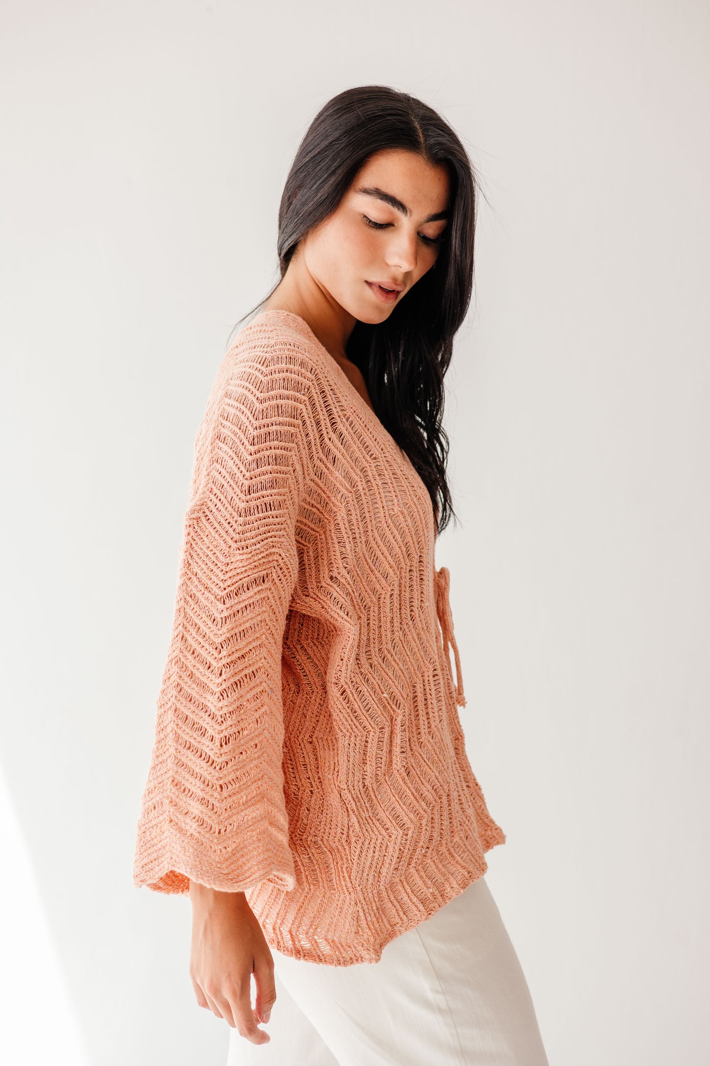 Havana cardigan in Apricot