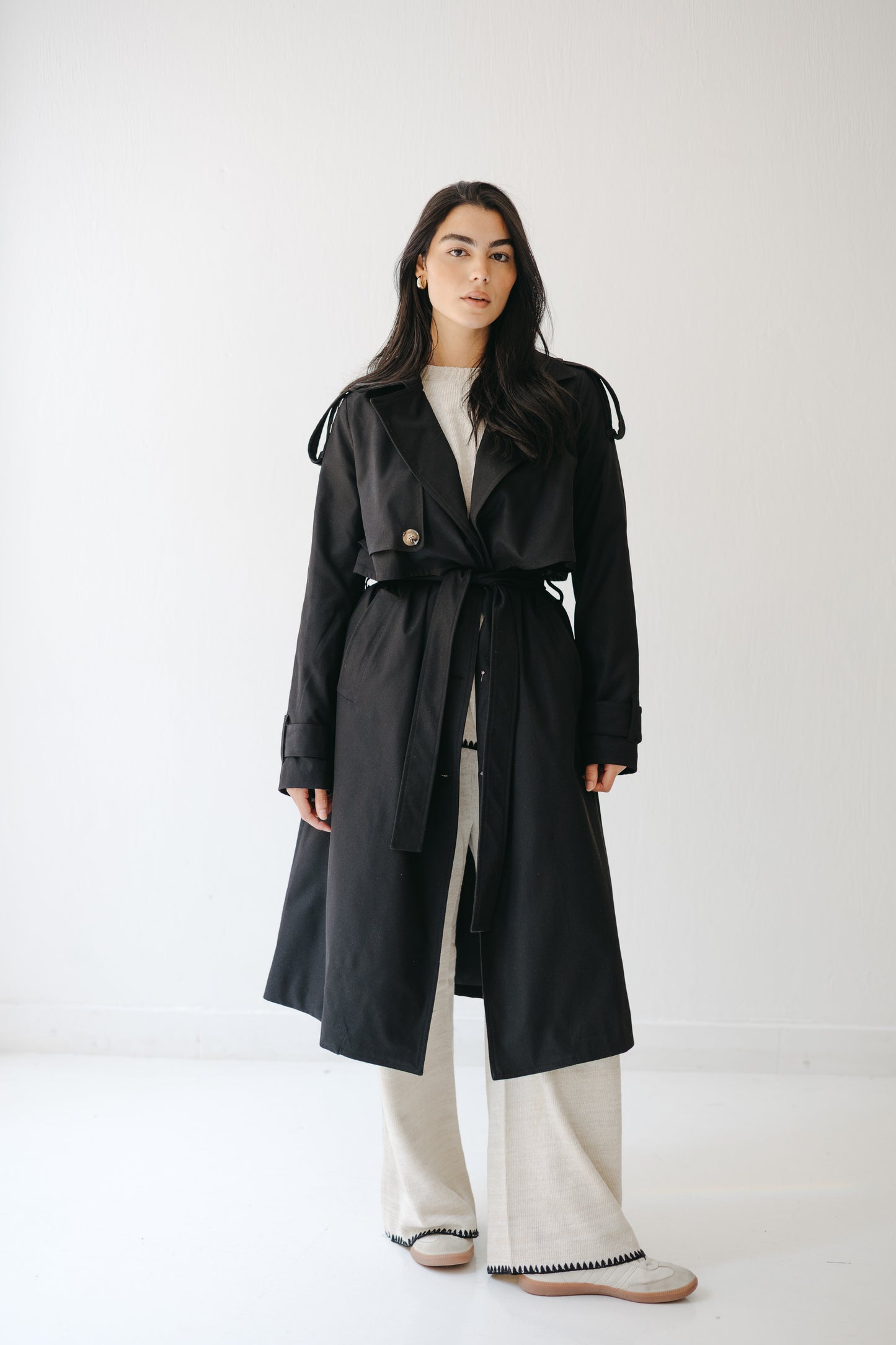 The Classic Edit Trench in Black