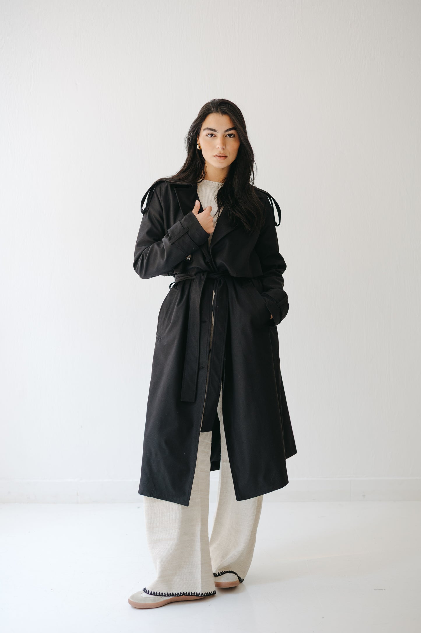The Classic Edit Trench in Black