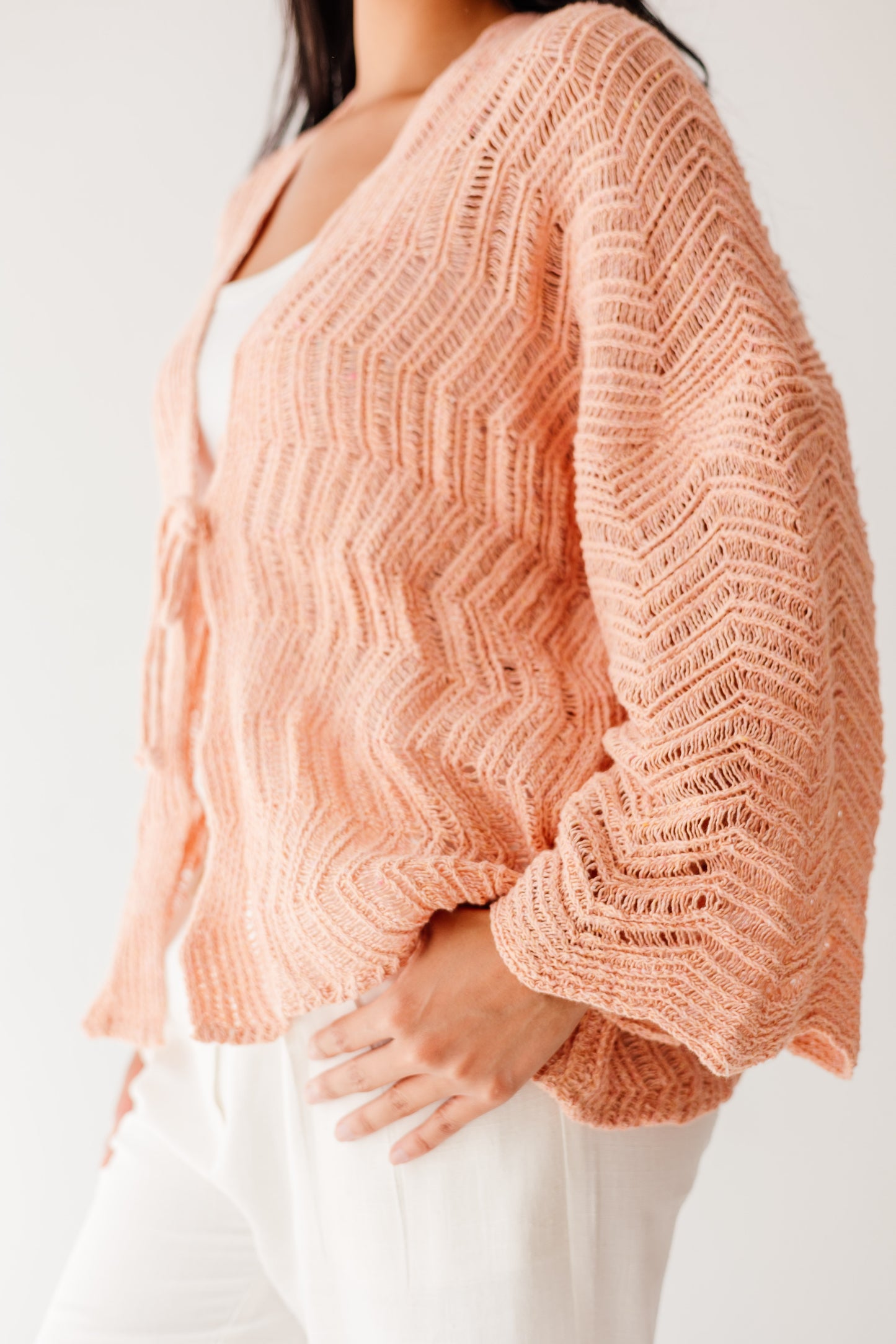 Havana cardigan in Apricot