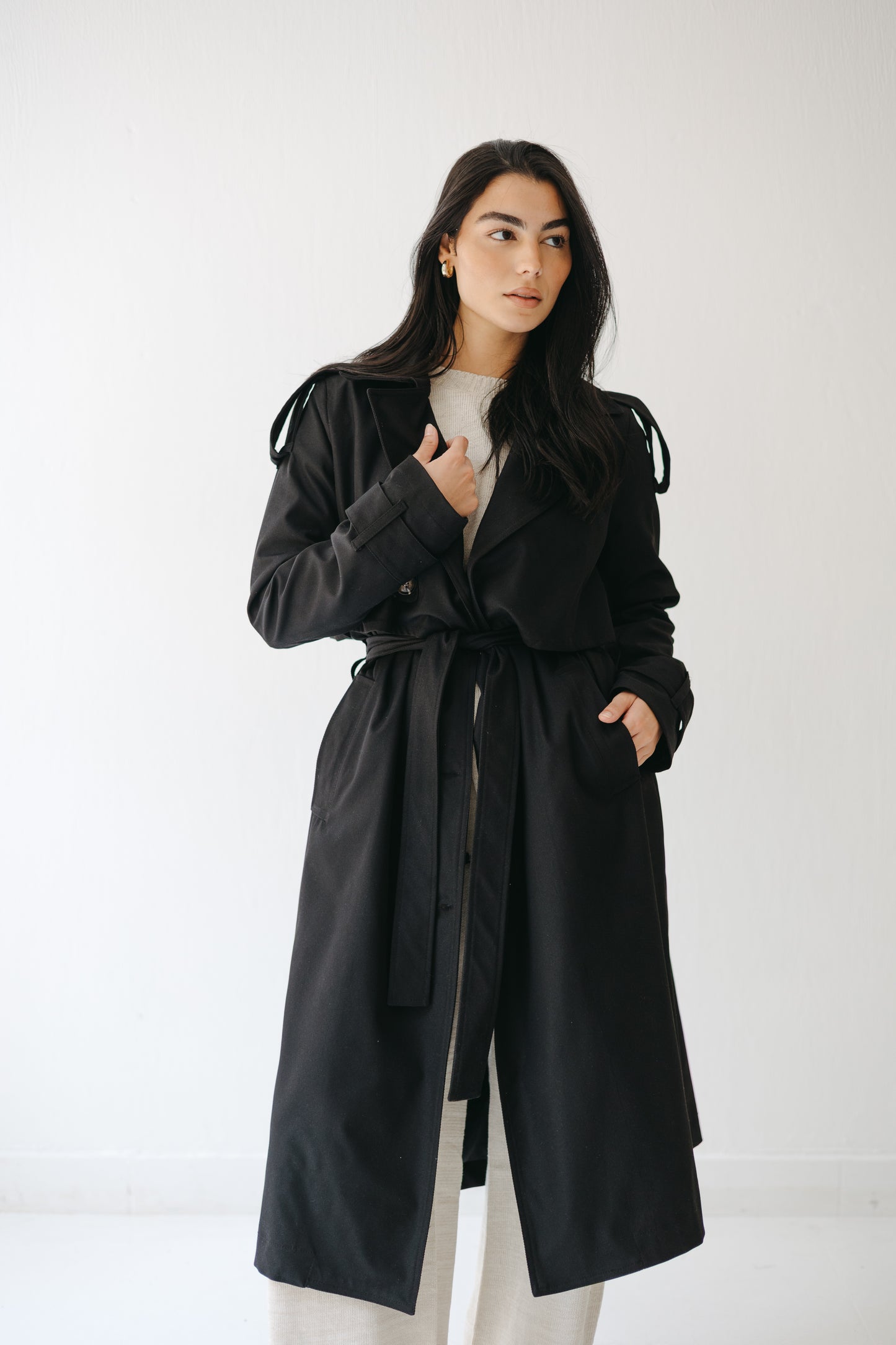 The Classic Edit Trench in Black