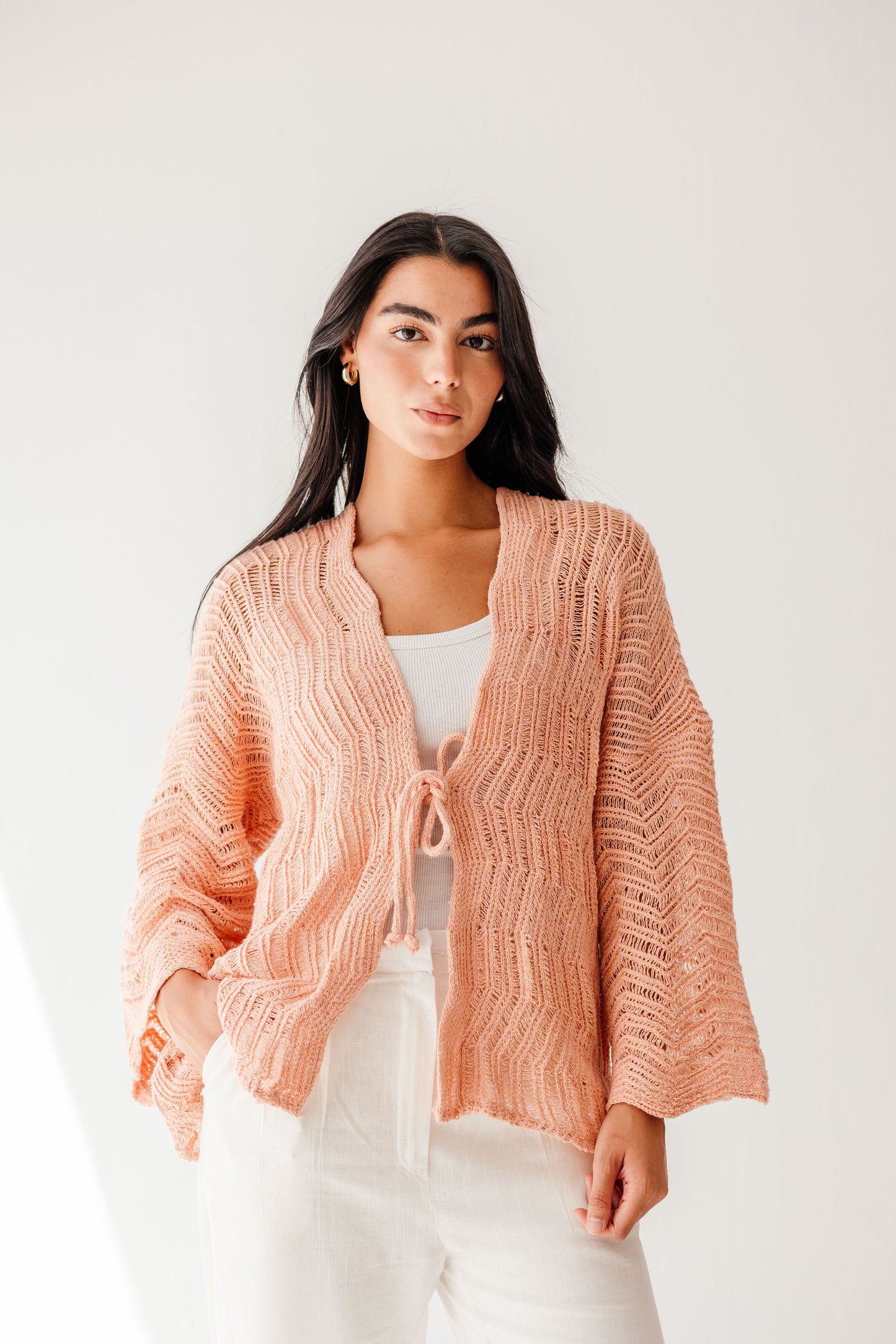Havana cardigan in Apricot