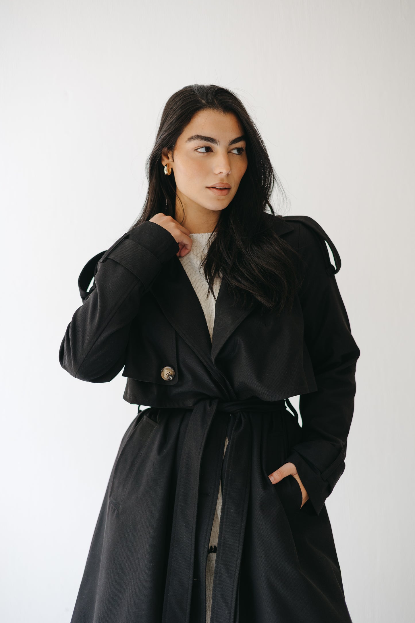 The Classic Edit Trench in Black