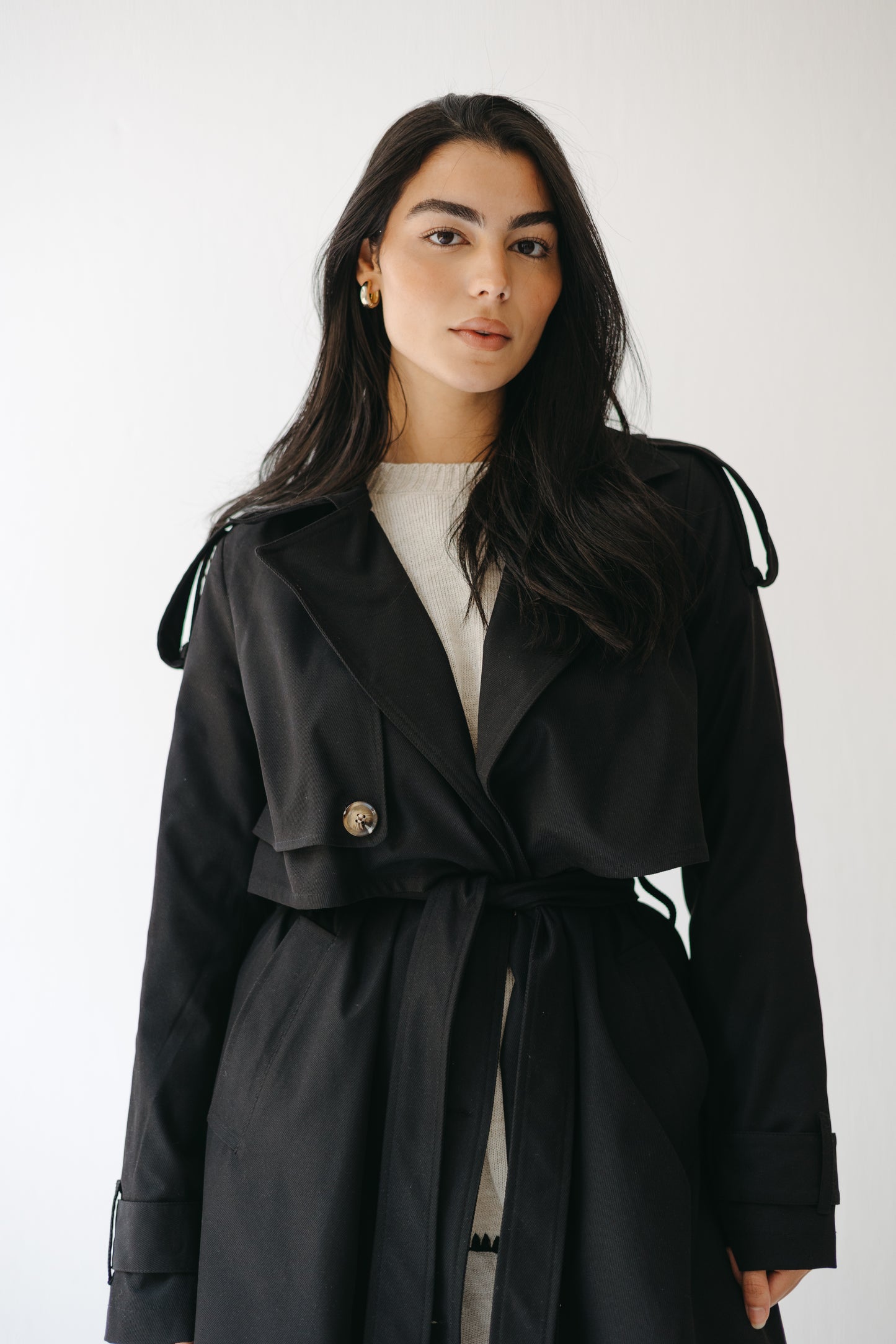 The Classic Edit Trench in Black
