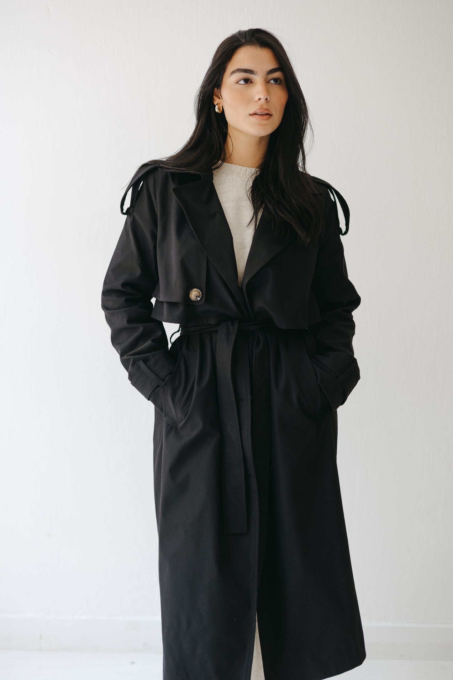 The Classic Edit Trench in Black