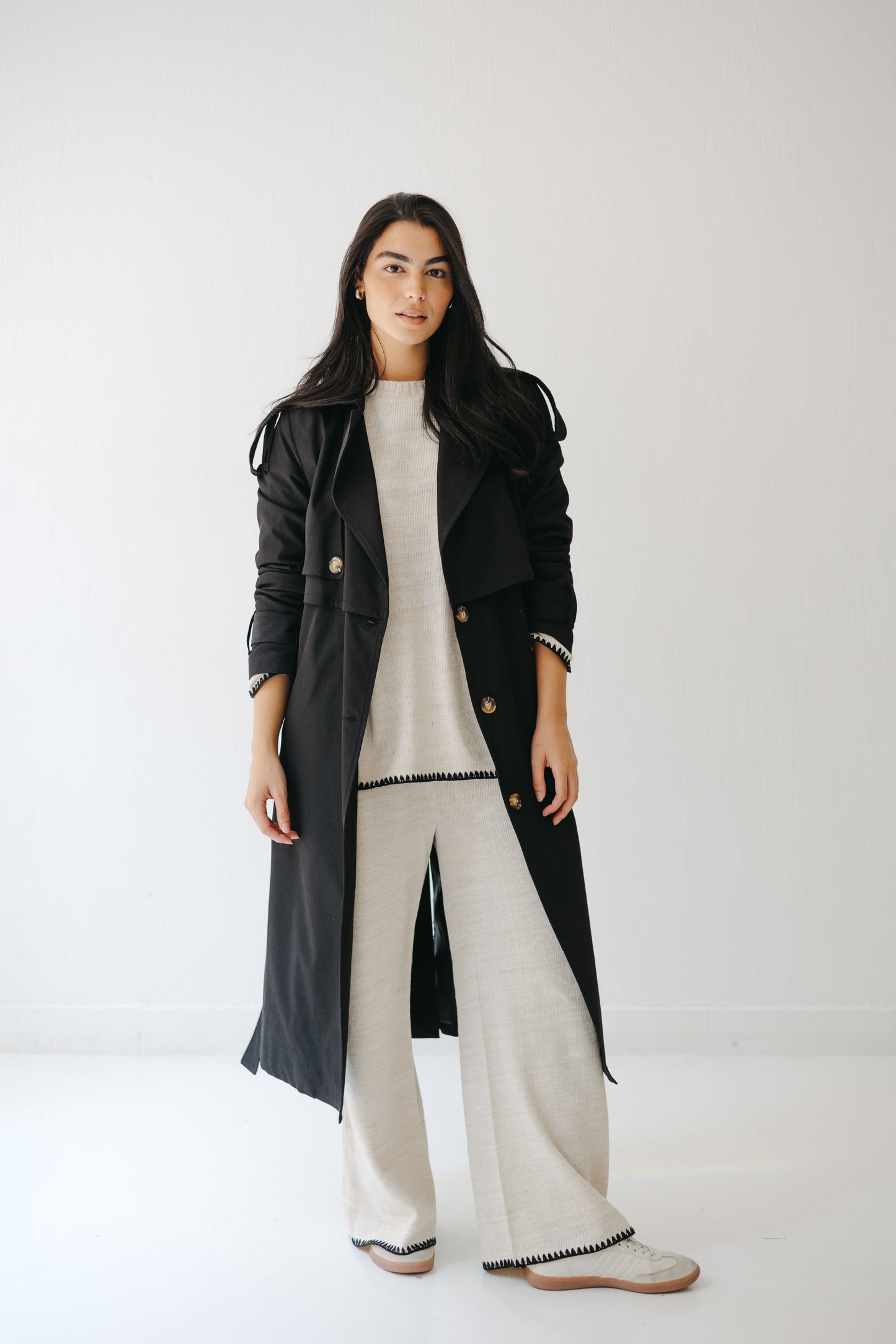 The Classic Edit Trench in Black