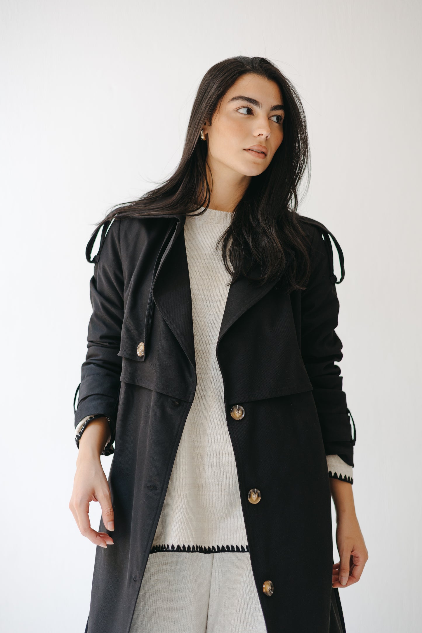 The Classic Edit Trench in Black