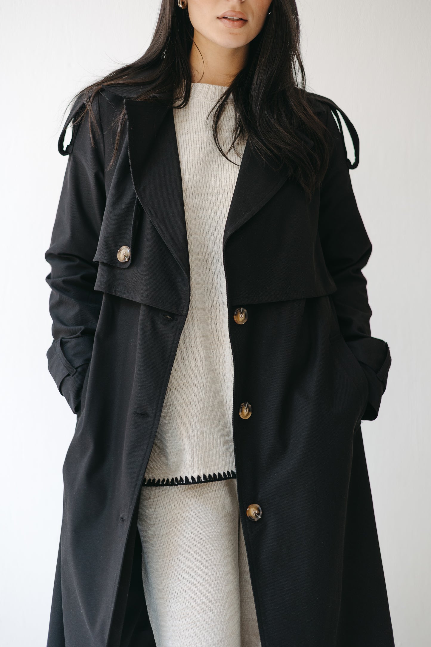 The Classic Edit Trench in Black