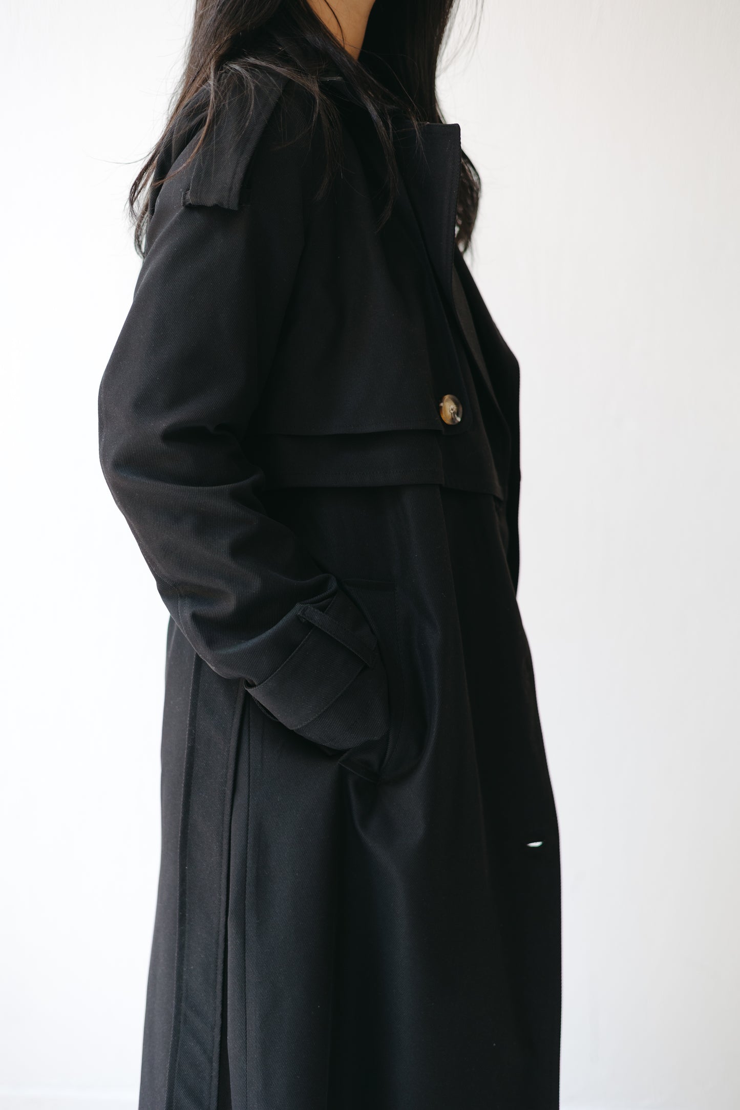 The Classic Edit Trench in Black