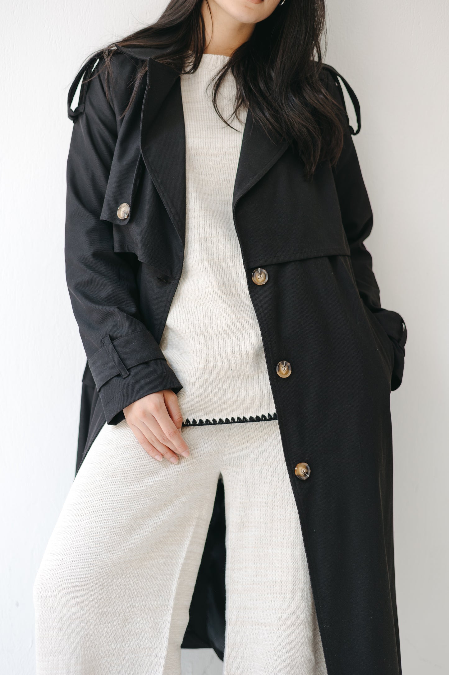 The Classic Edit Trench in Black