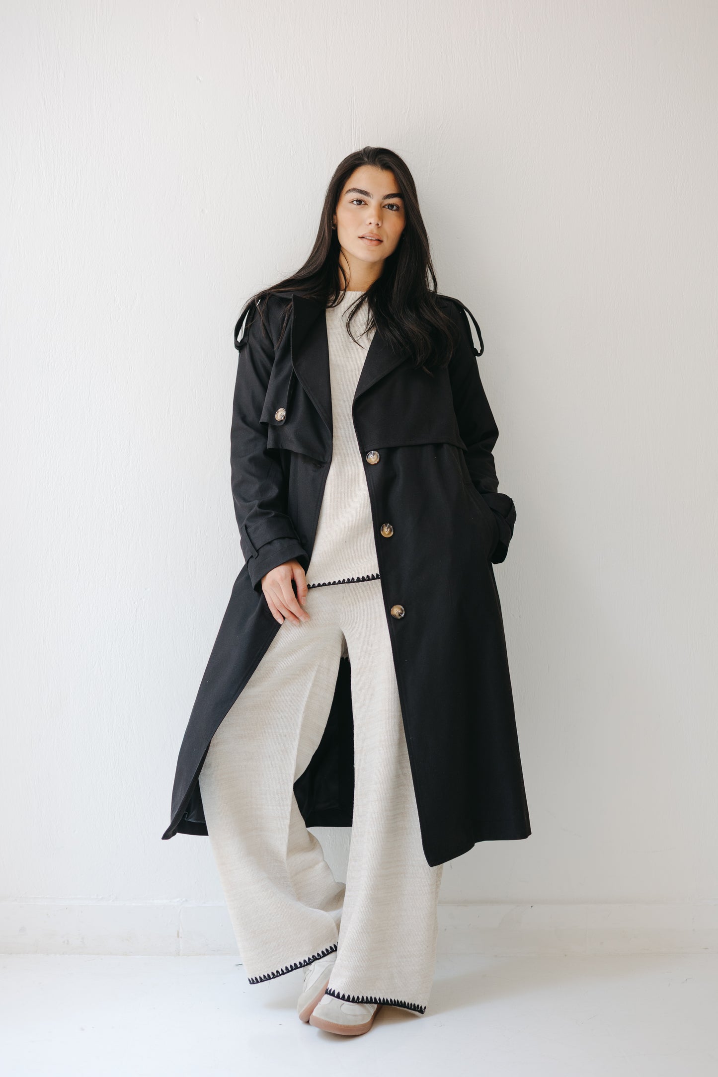 The Classic Edit Trench in Black